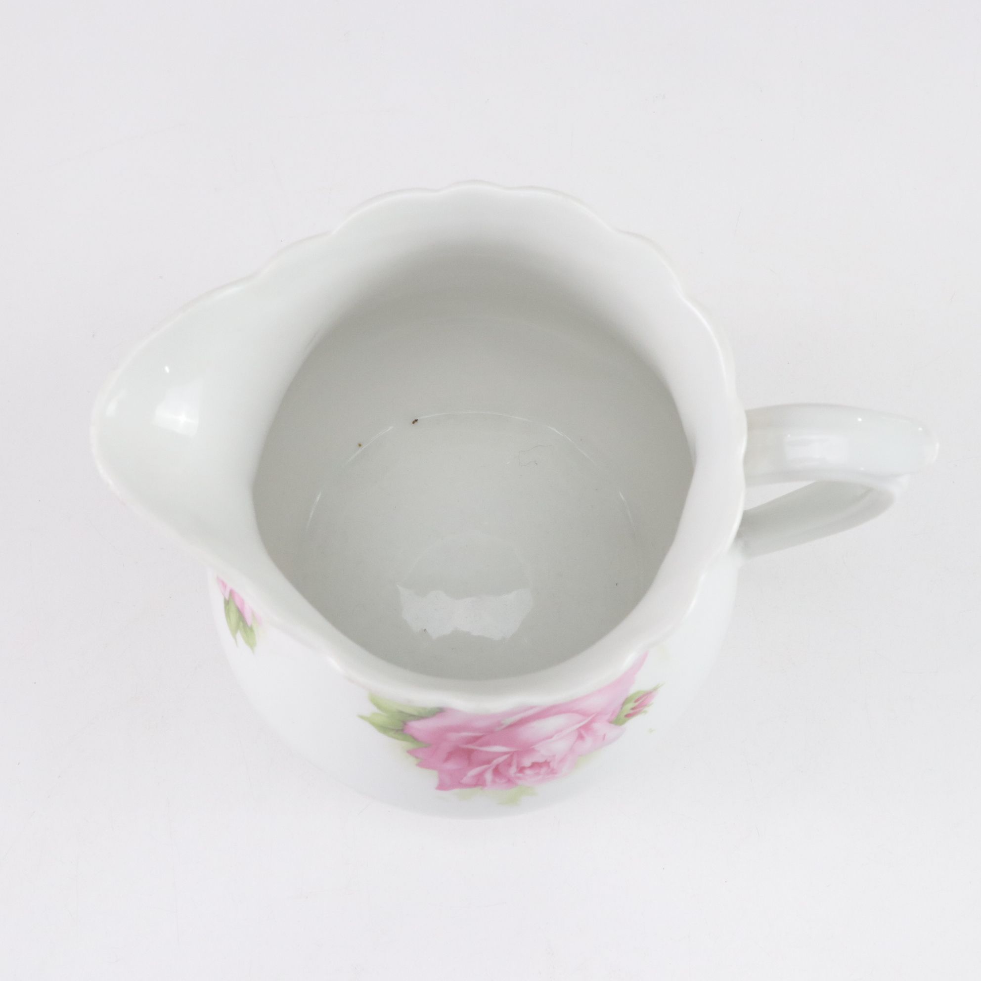 Cranberry Blown Glass Pitcher with Other Dishware & Figurine