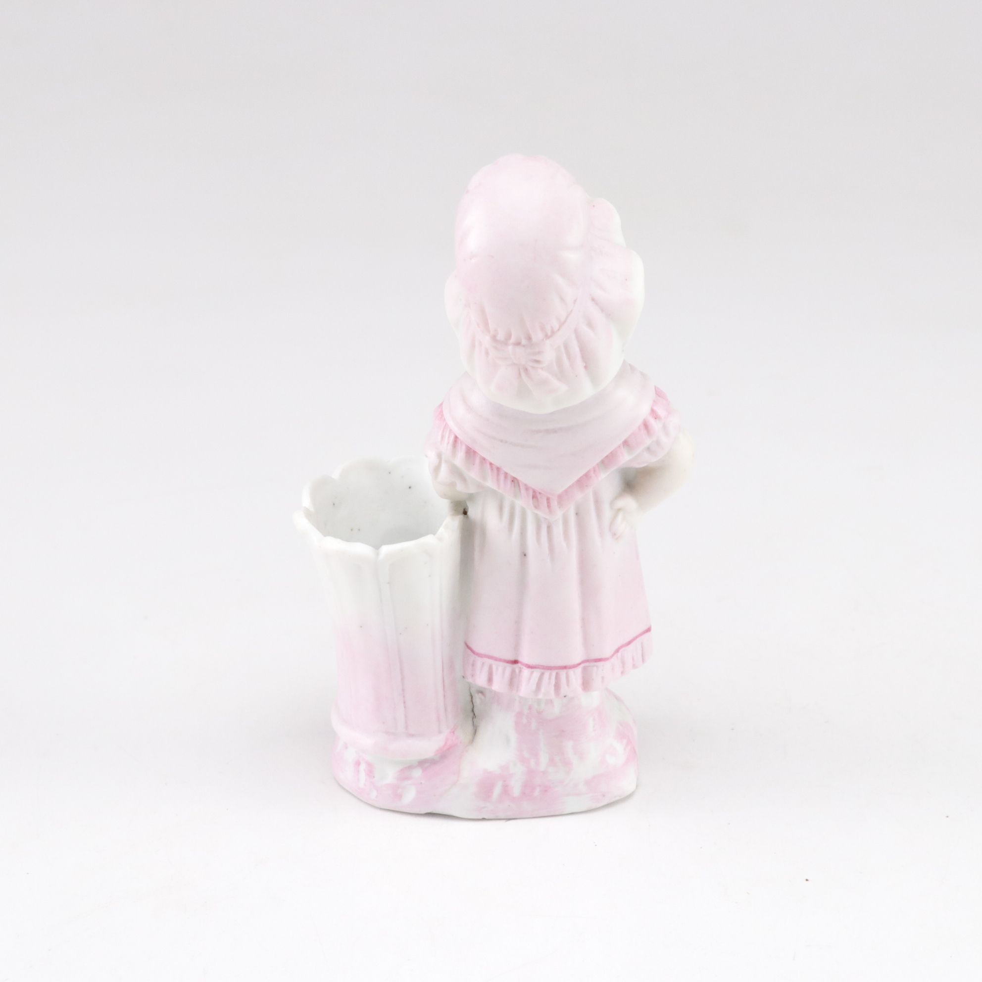 Cranberry Blown Glass Pitcher with Other Dishware & Figurine