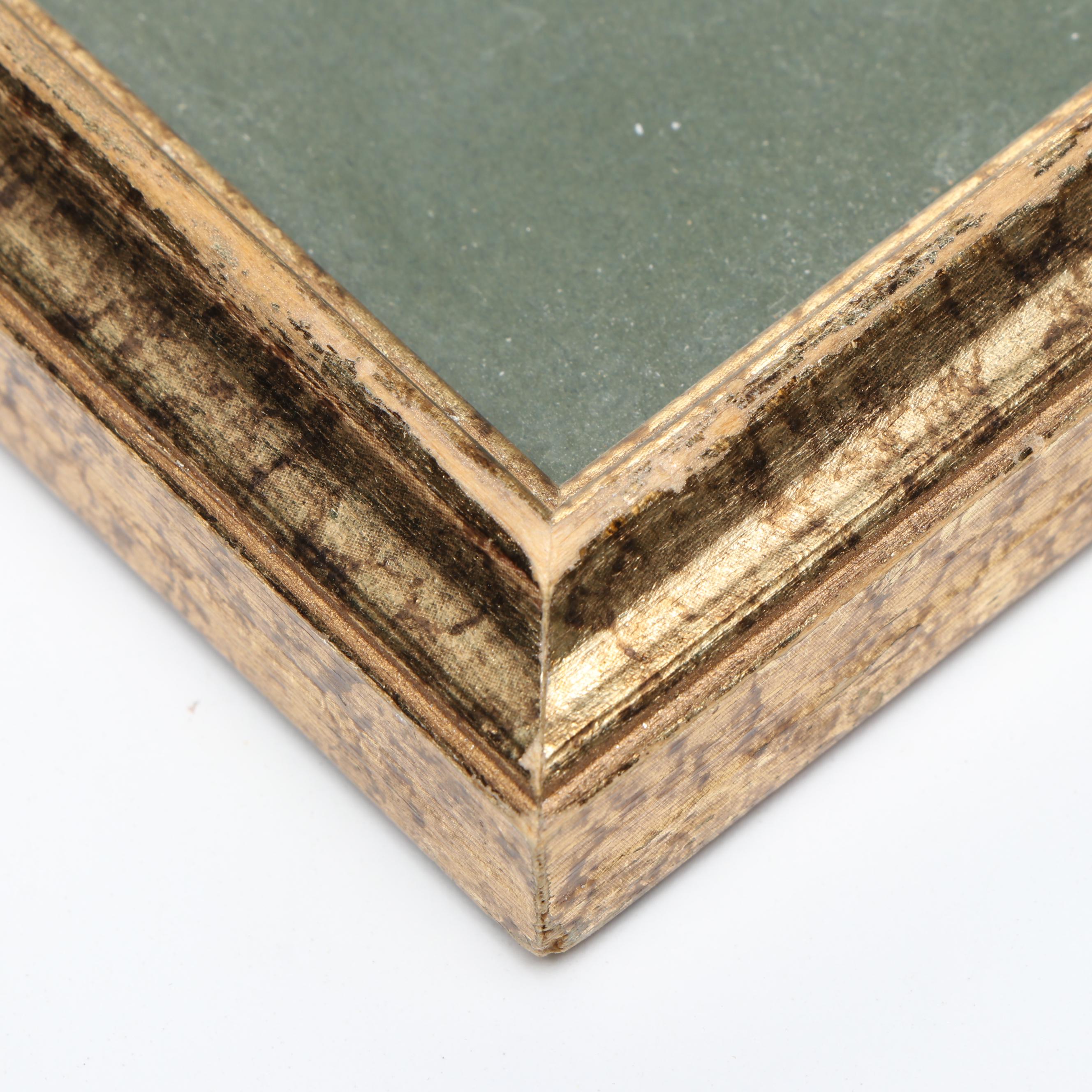 Framed Ronald Reagan Christmas Card with Offset Lithograph, 1983