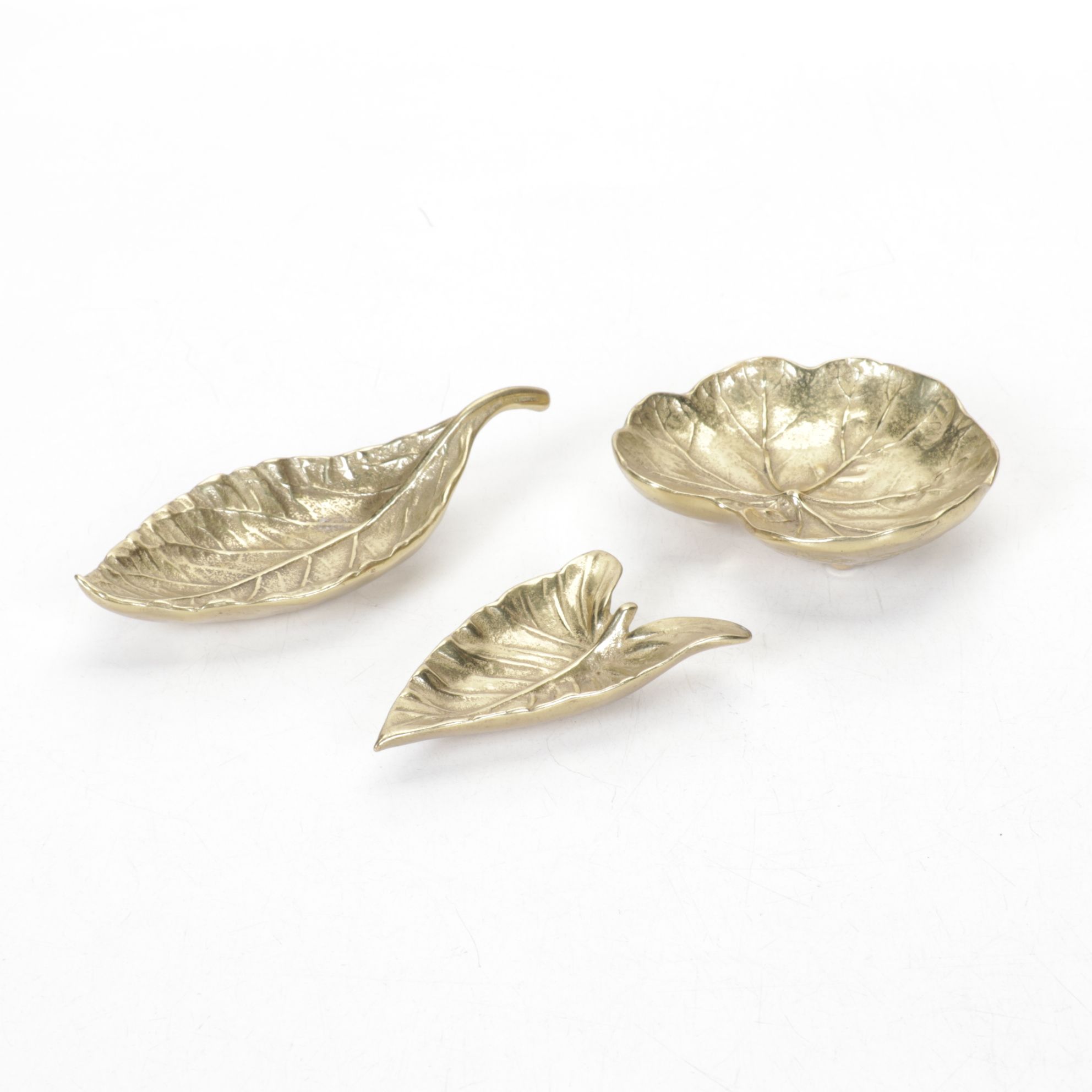 Virginia Metalcrafters "Calla Lily" & Other Solid Brass Dishes
