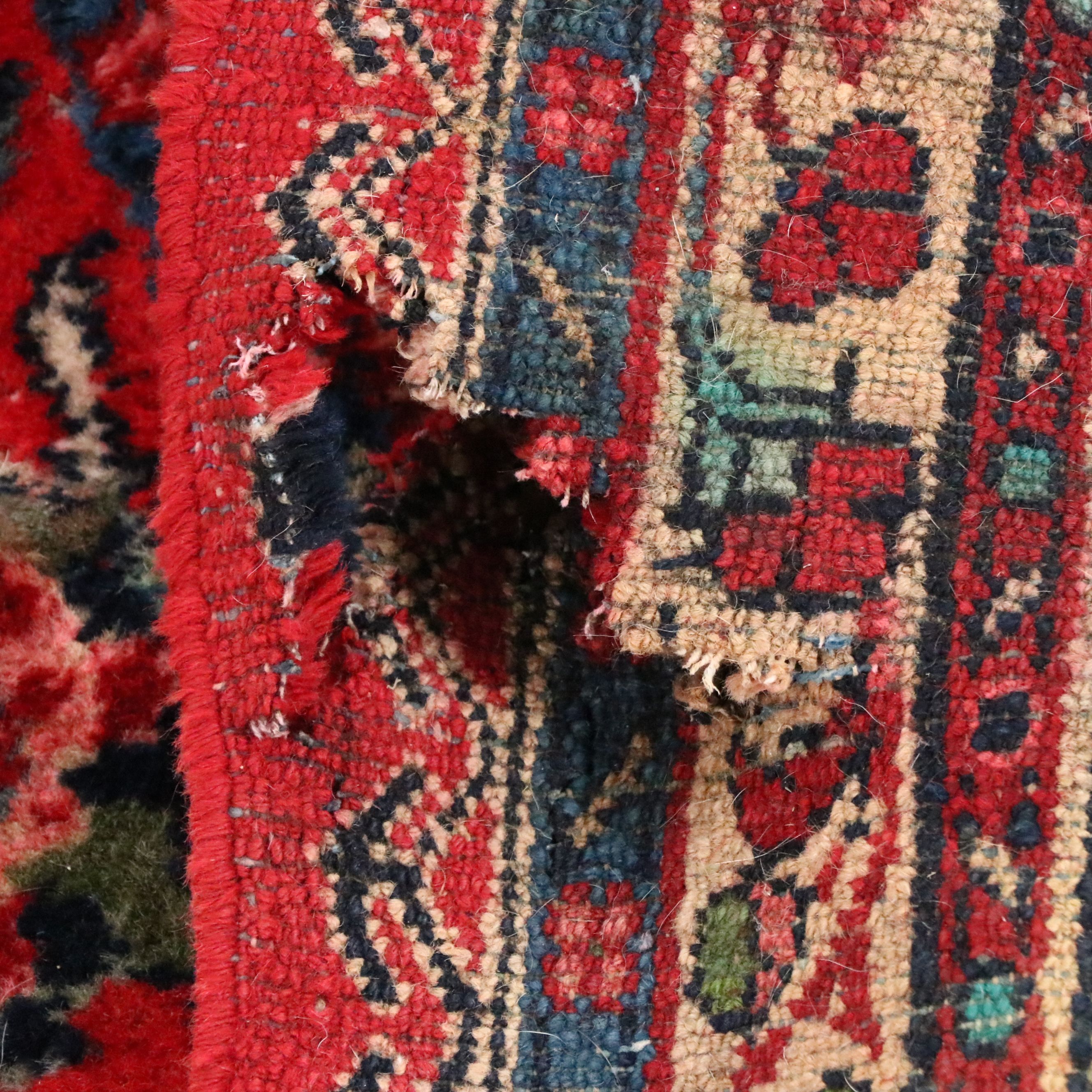 6'11 x 16'4 Hand-Knotted Persian Sarouk Long Rug