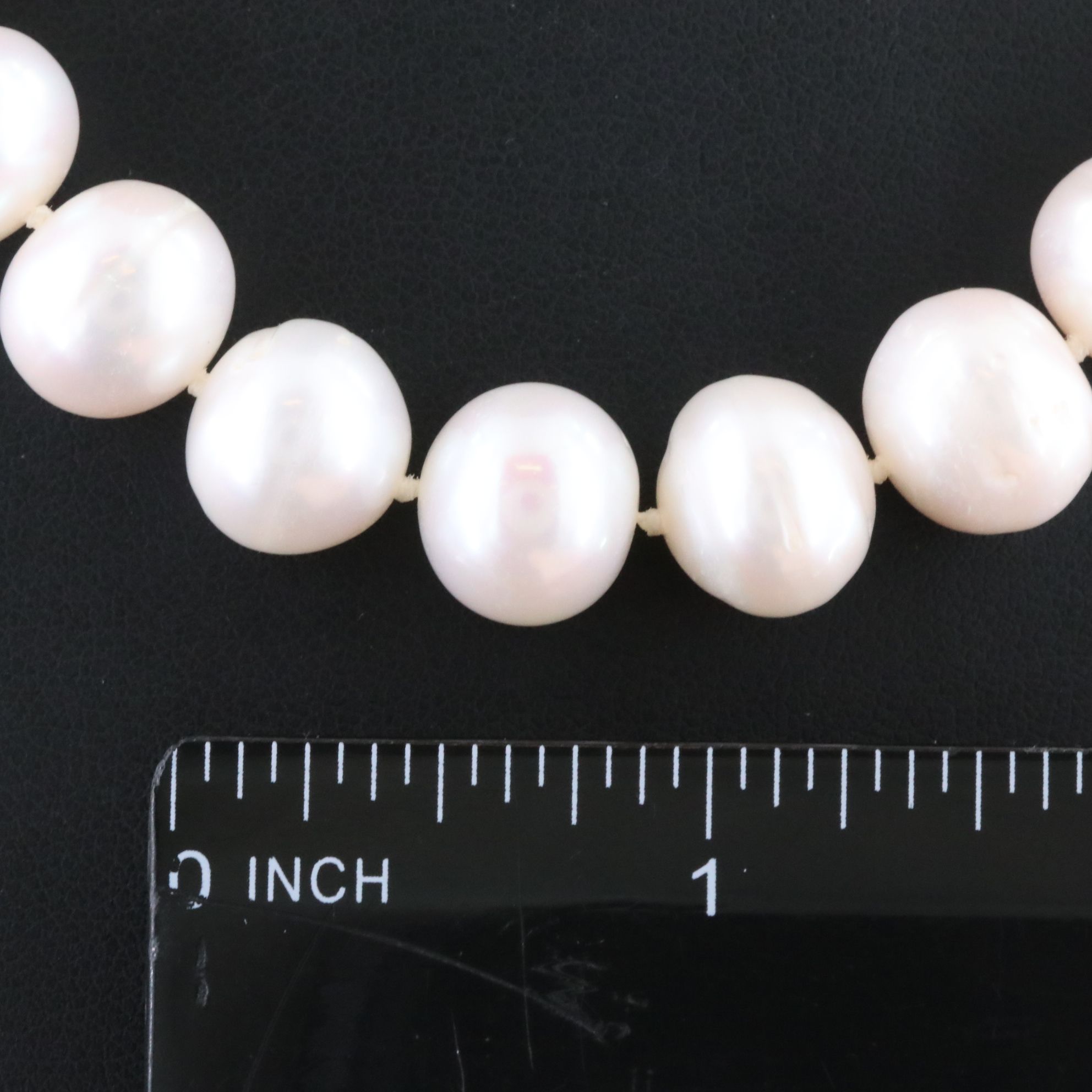 11.30 – 12.20 MM Pearl Necklace with 14K Clasp