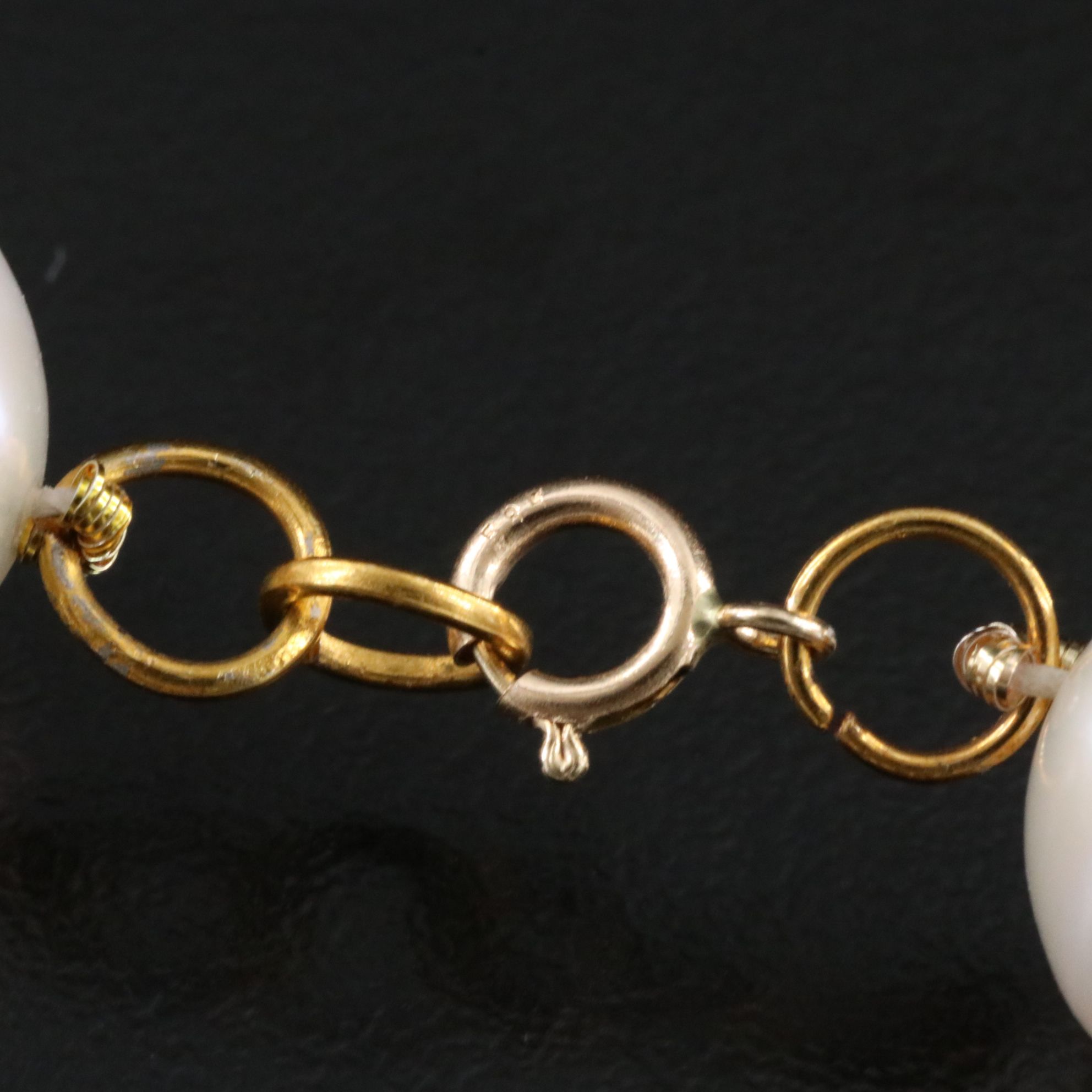 11.30 – 12.20 MM Pearl Necklace with 14K Clasp