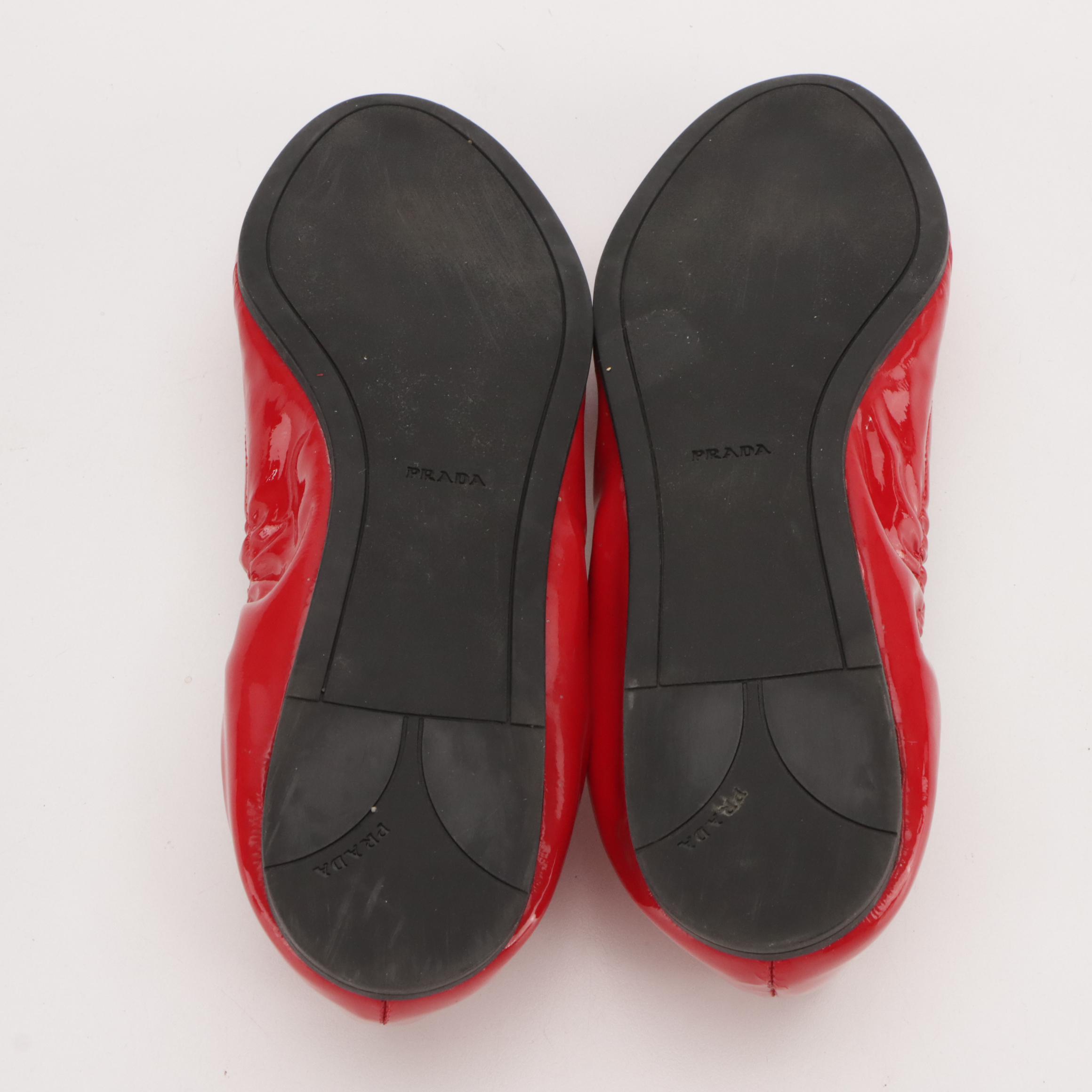 Prada Loafers in Patent Leather