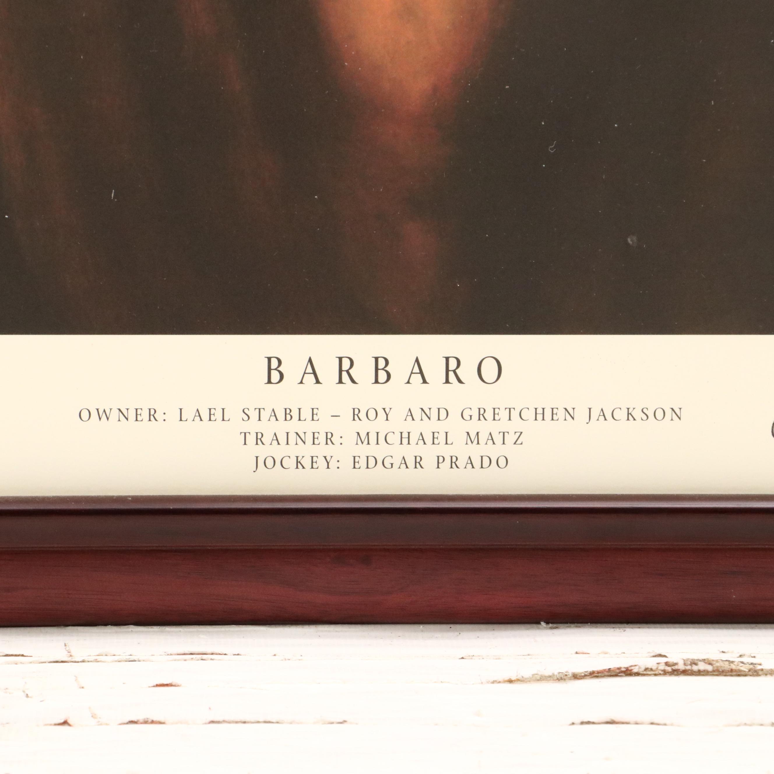 Jamie Corum Offset Lithograph "Barbaro"