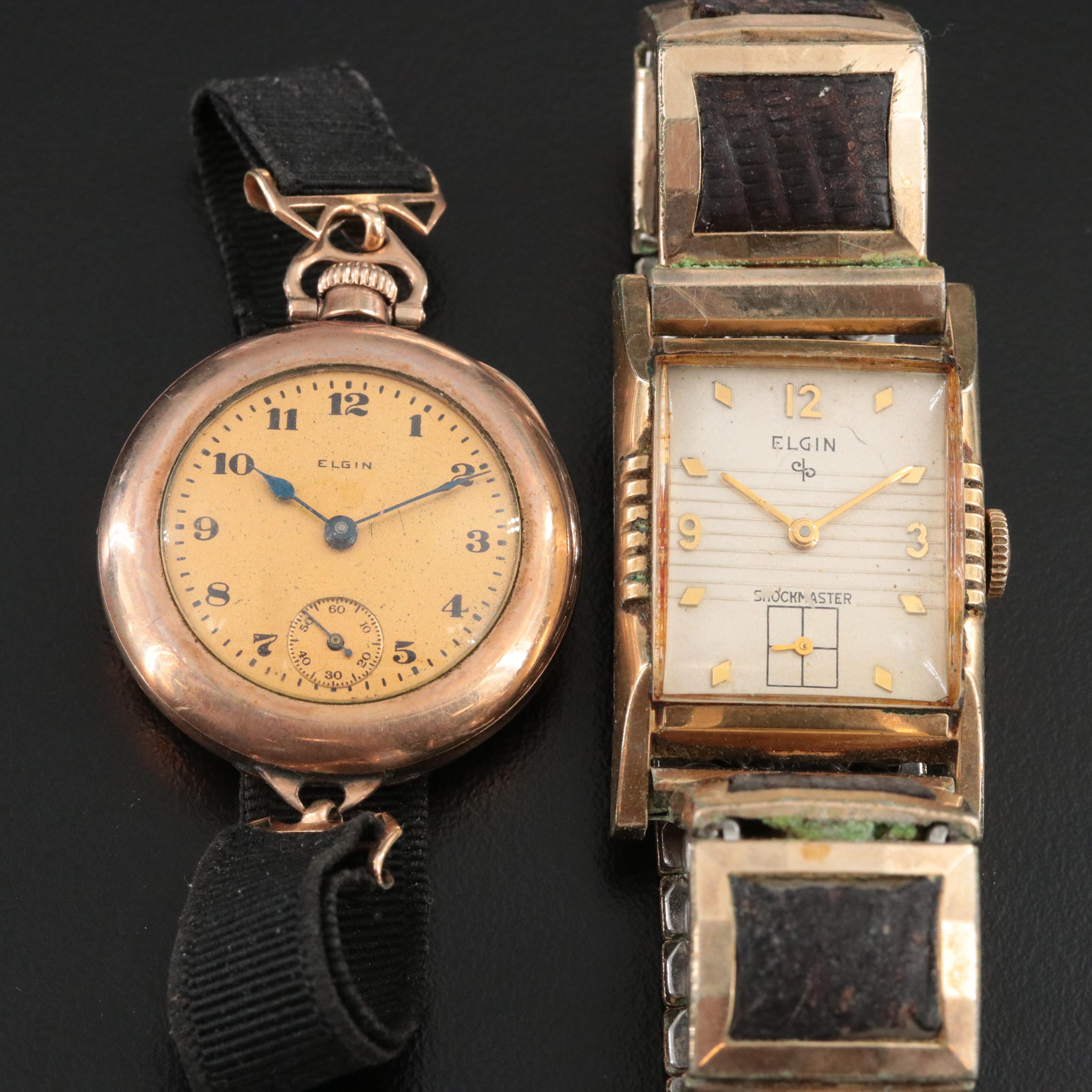 Elgin Convertible and Elgin Shockmaster Watch