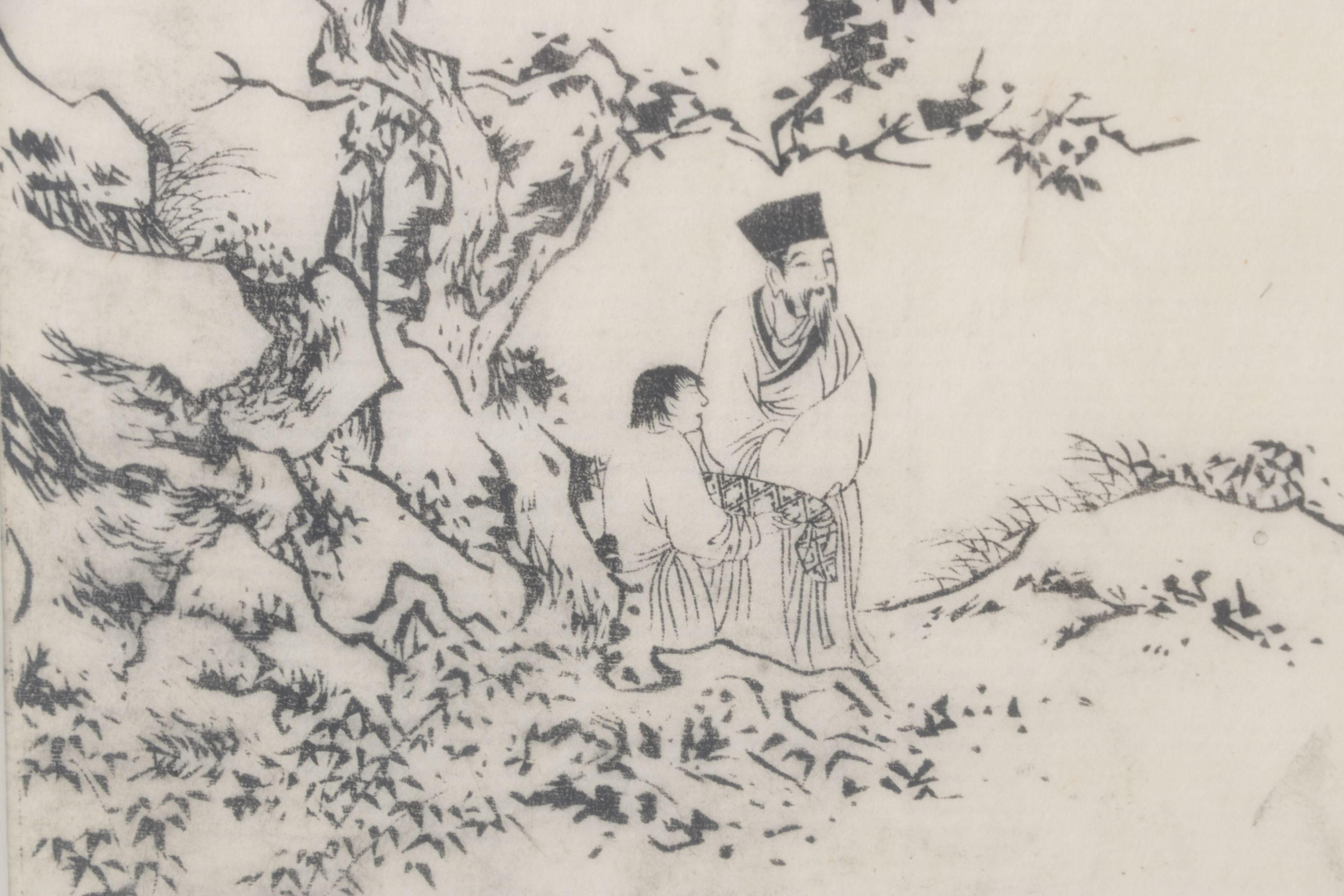 Ōoka Shunboku Woodblock From "An Illustrated Book of Model Paintings"