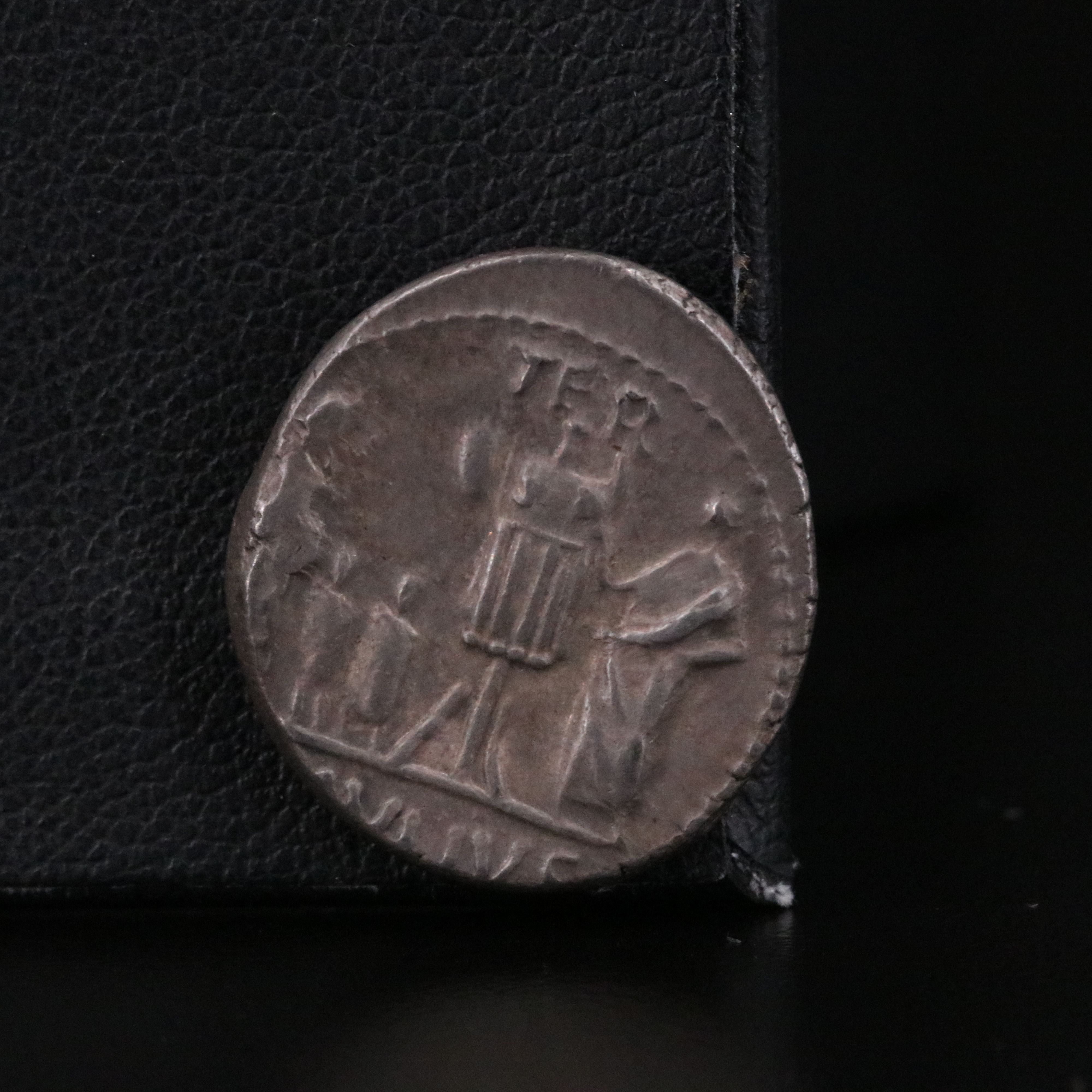 Ancient Roman Republic AR Denarius Coin of L. Aemilius, ca. 62 B.C.