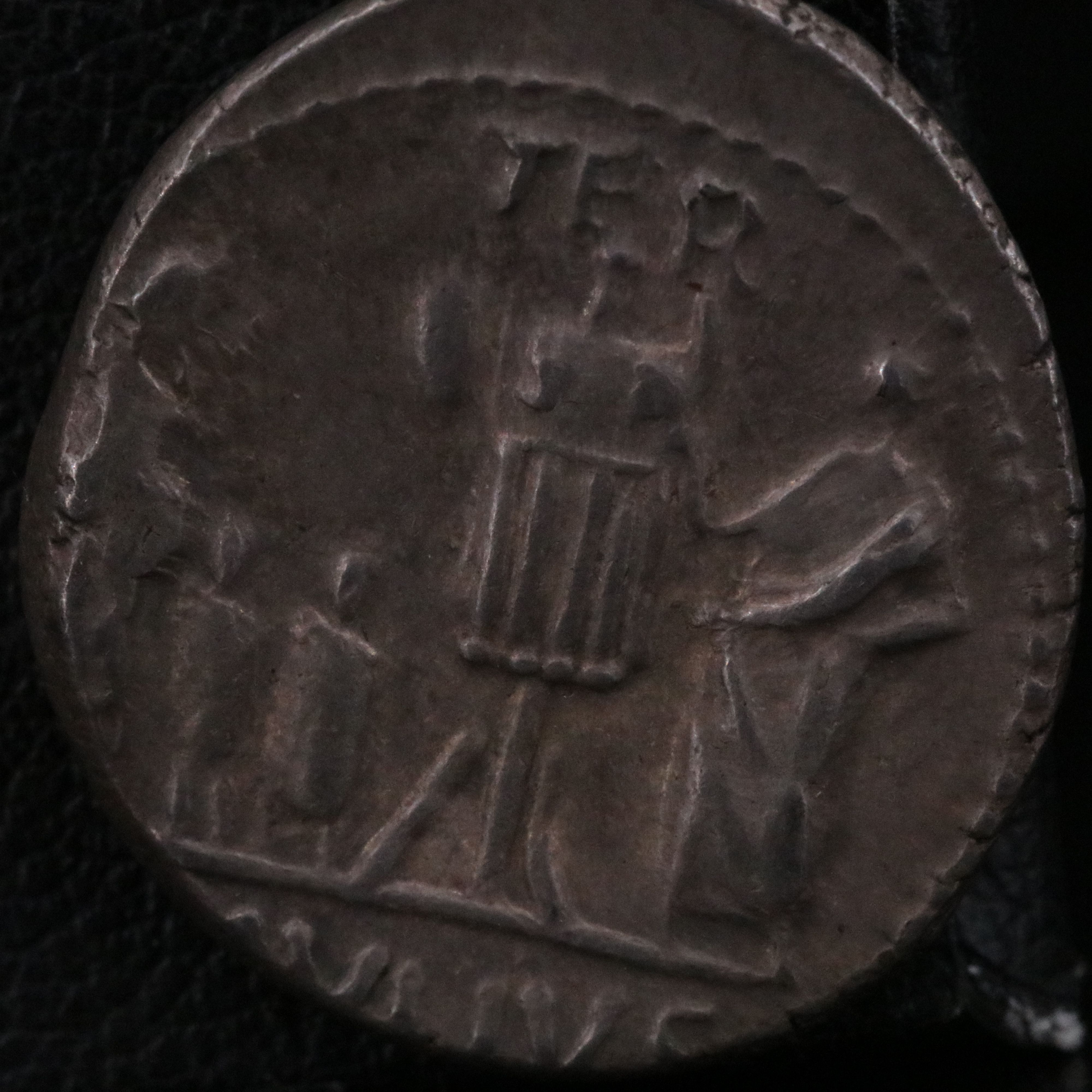 Ancient Roman Republic AR Denarius Coin of L. Aemilius, ca. 62 B.C.