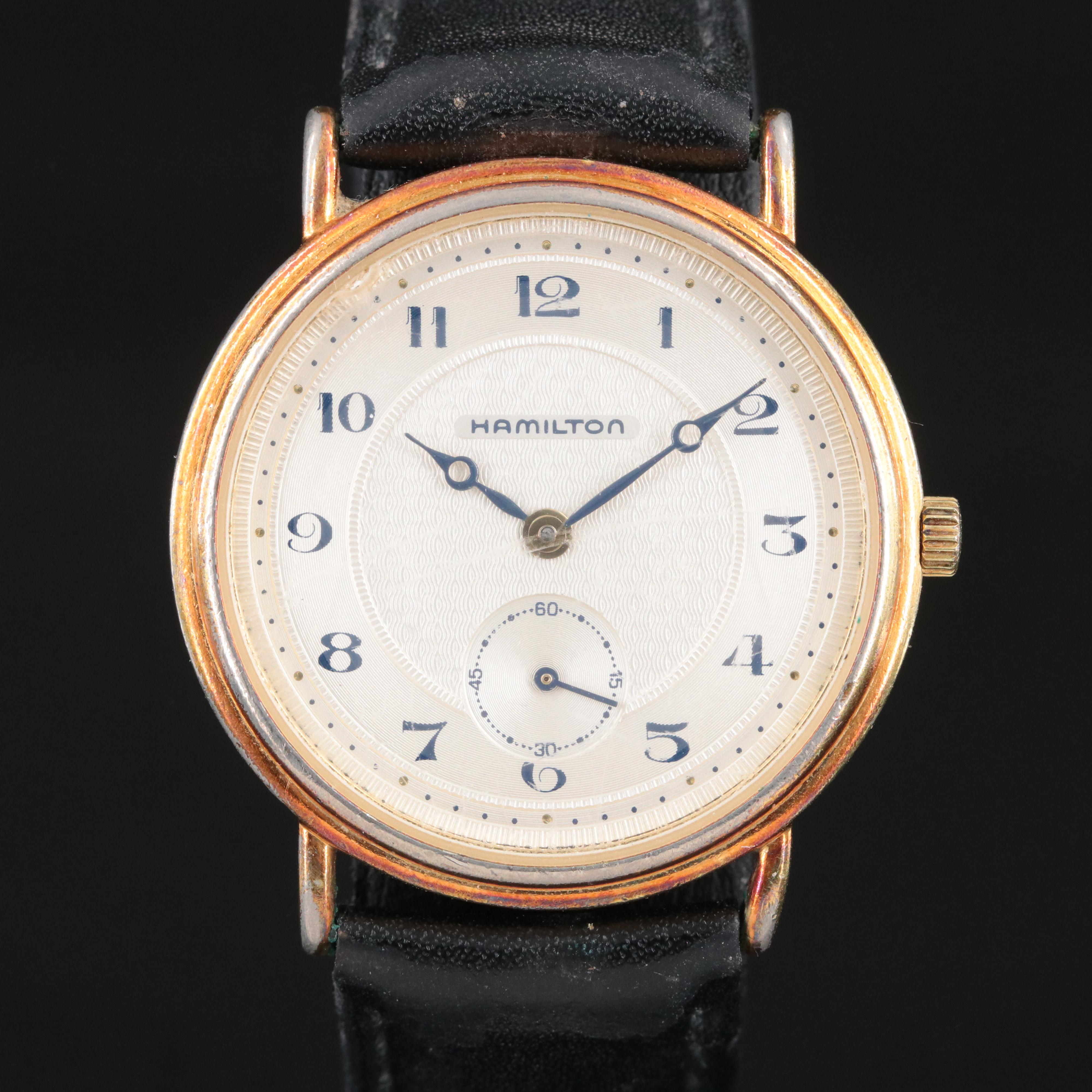 Hamilton Gold Tone and Stainless Steel Quartz Watch