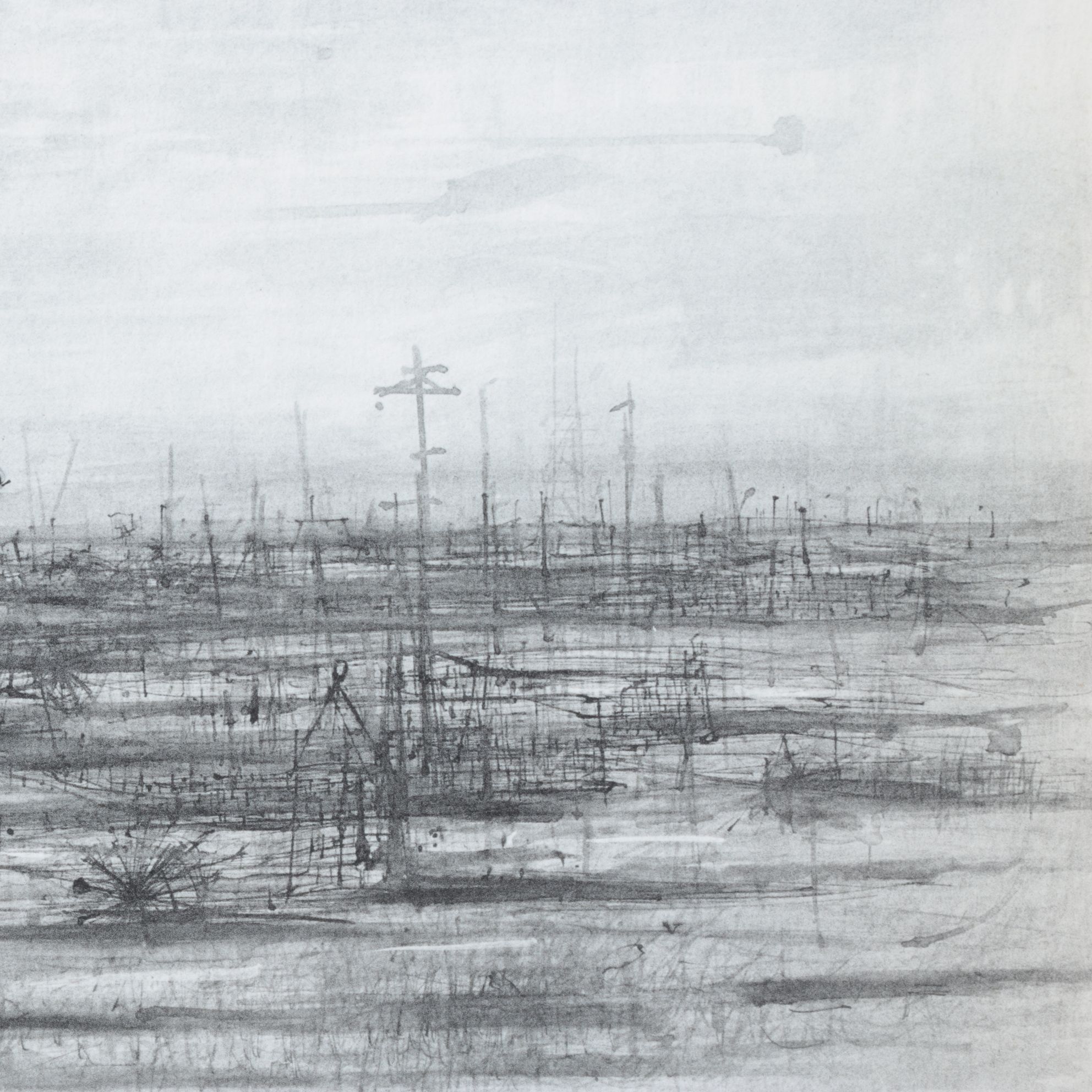 Jean Carzou Photogravure "Les Affûtés" From "L'Apocalypse," 1959