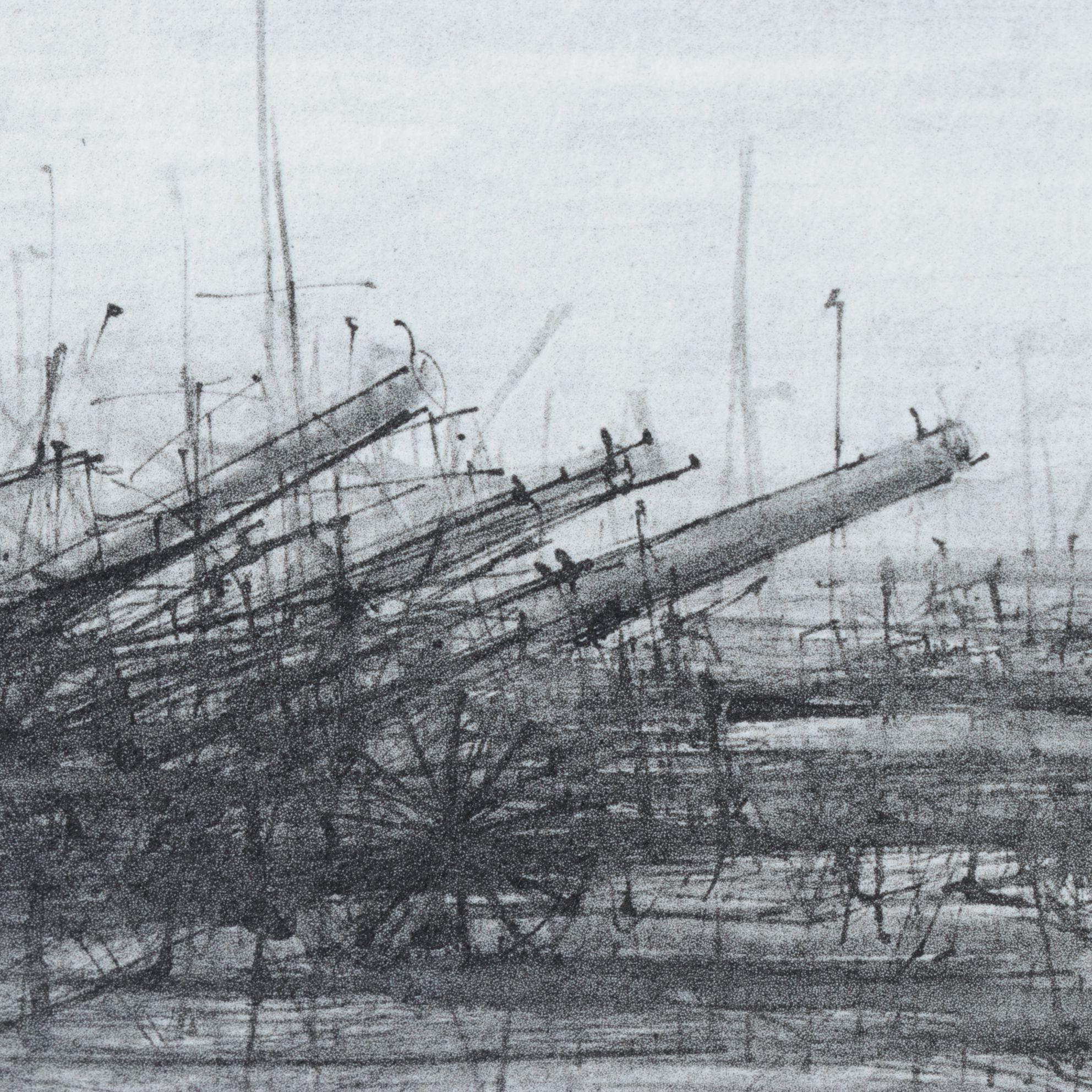 Jean Carzou Photogravure "Les Affûtés" From "L'Apocalypse," 1959