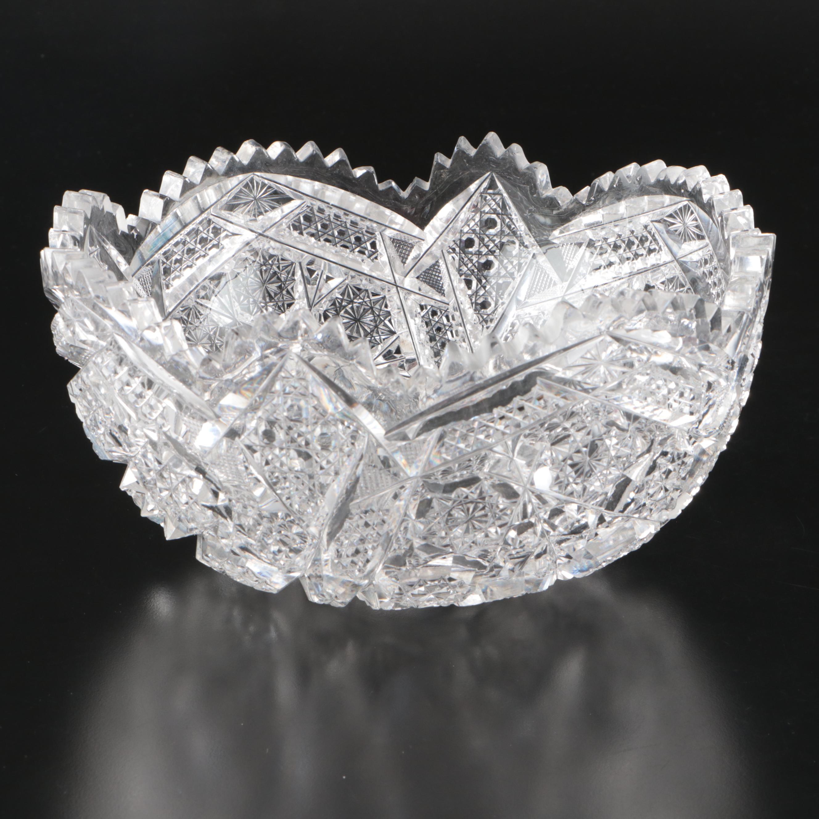 American Brilliant Cut Crystal Bowls