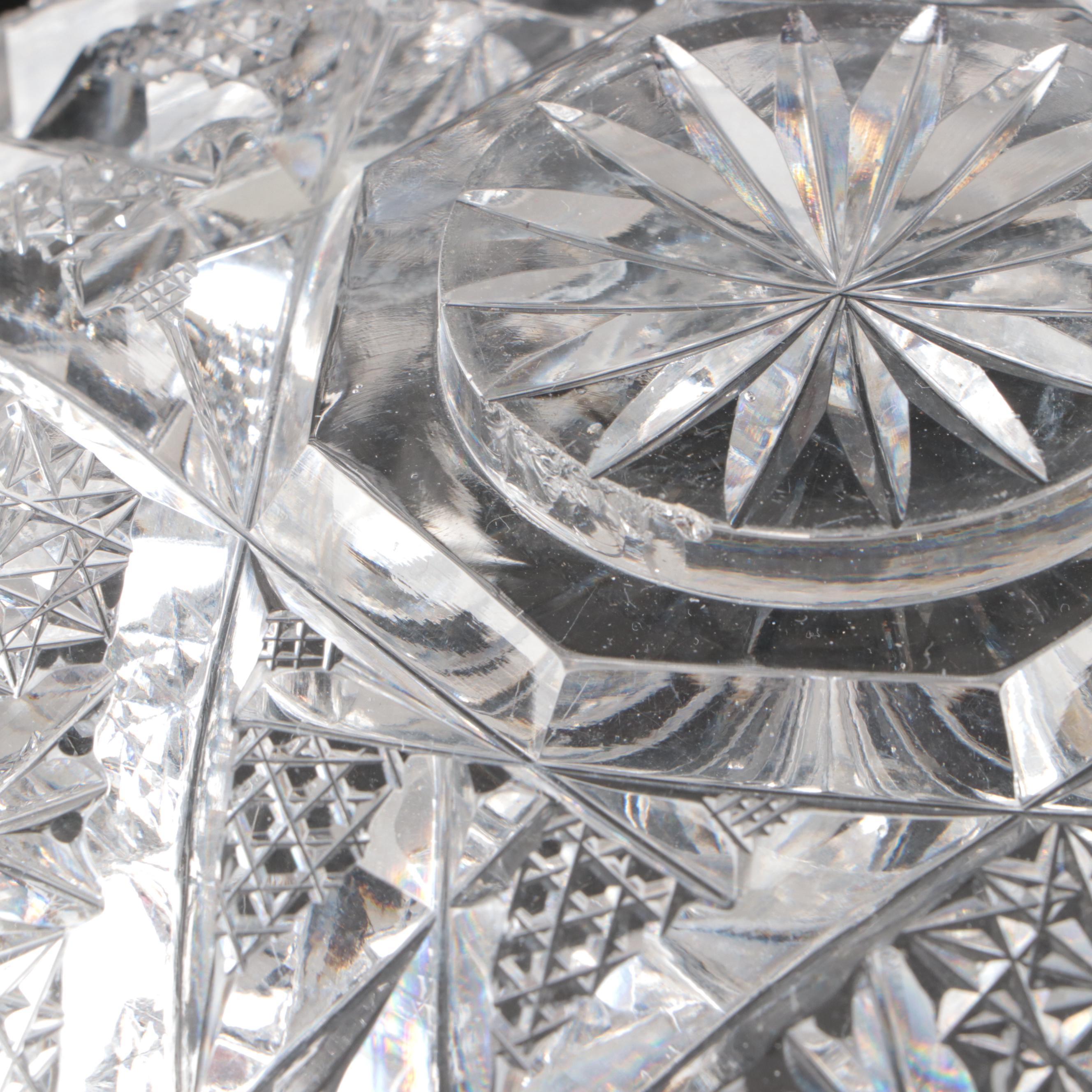 American Brilliant Cut Crystal Bowls