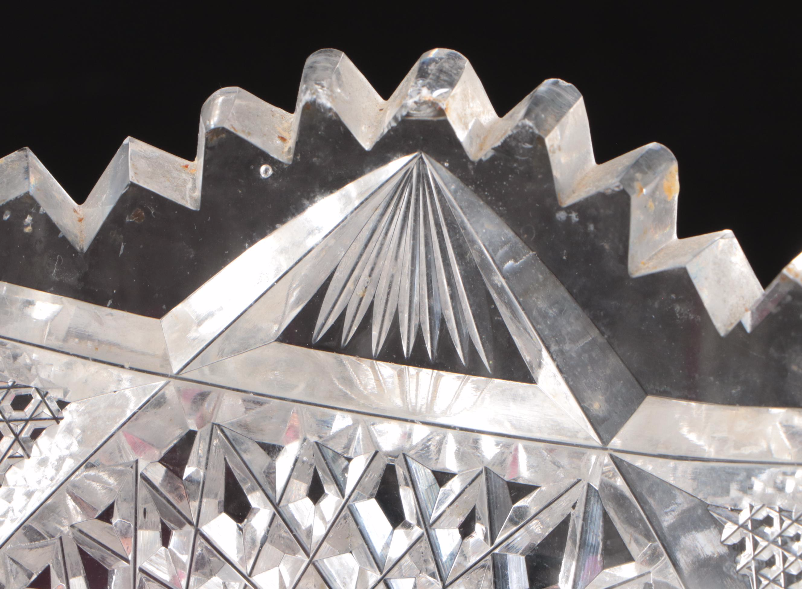 American Brilliant Cut Crystal Bowls