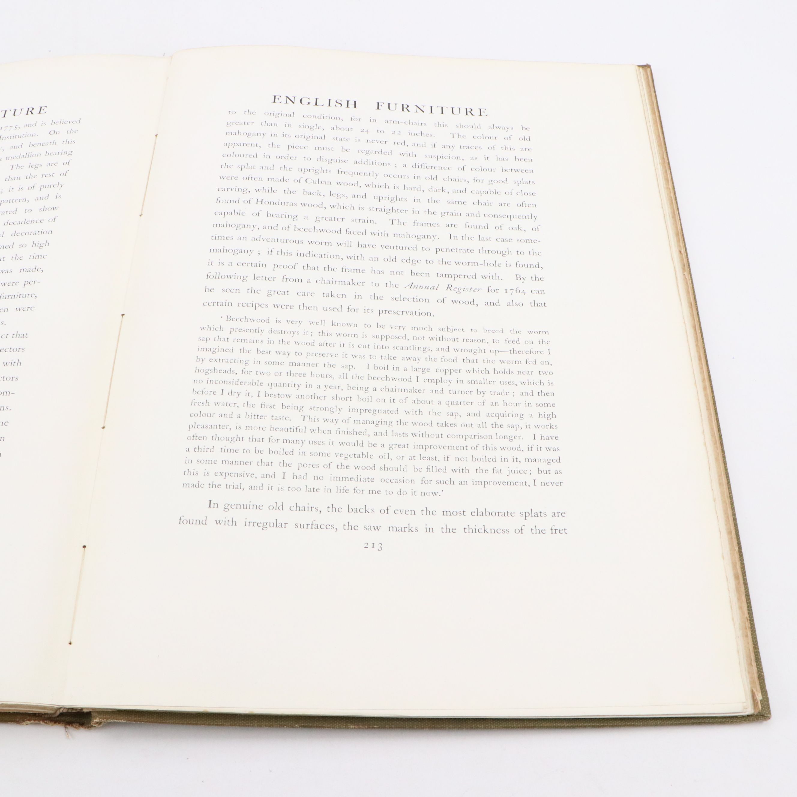 Illustrated "A History of English Furniture" Four-Volume Set by Percy Macquoid