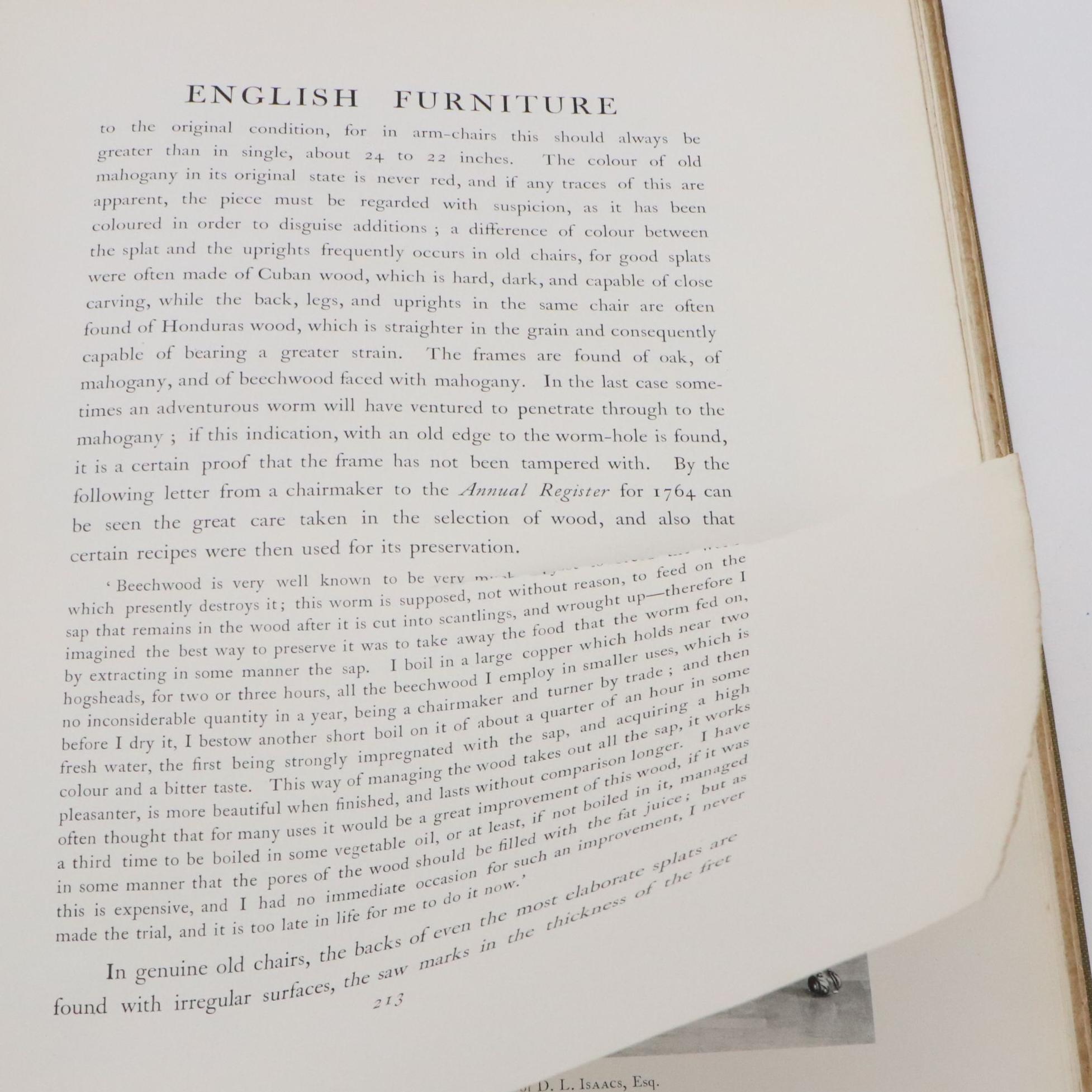 Illustrated "A History of English Furniture" Four-Volume Set by Percy Macquoid