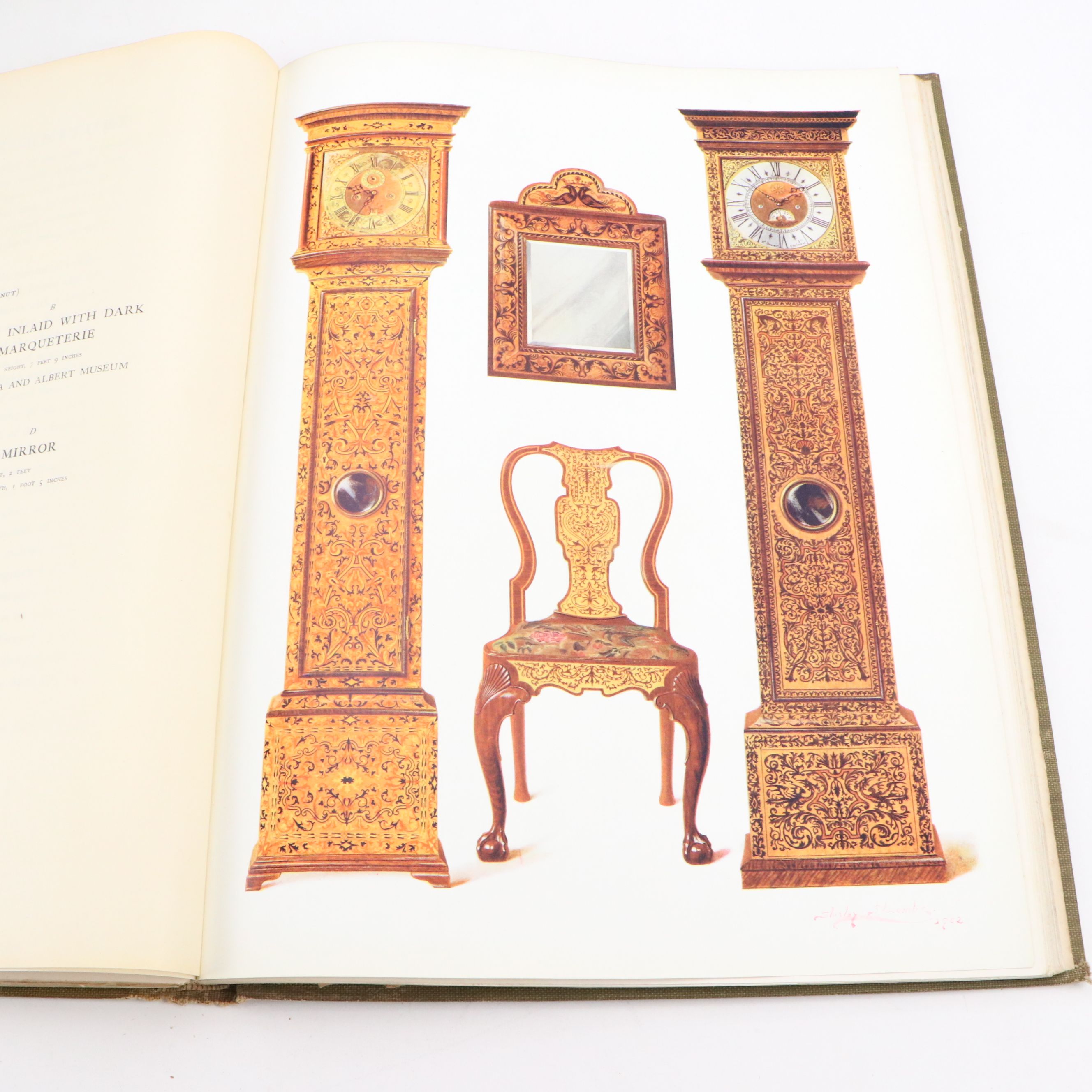 Illustrated "A History of English Furniture" Four-Volume Set by Percy Macquoid