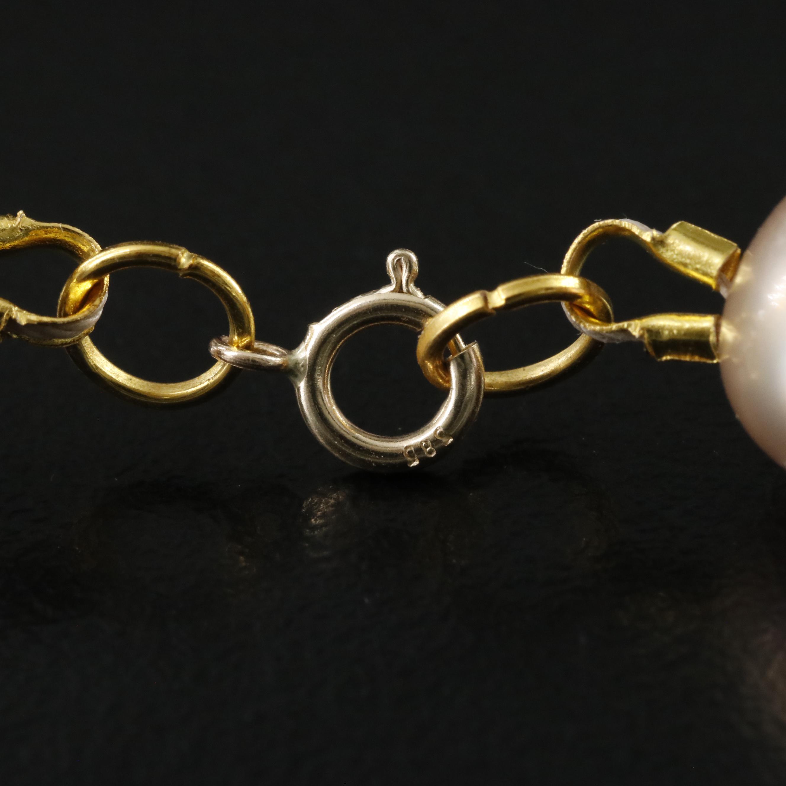 10.00 - 13.30mm Pink Tone Graduated Pearl Necklace with 14K Clasp