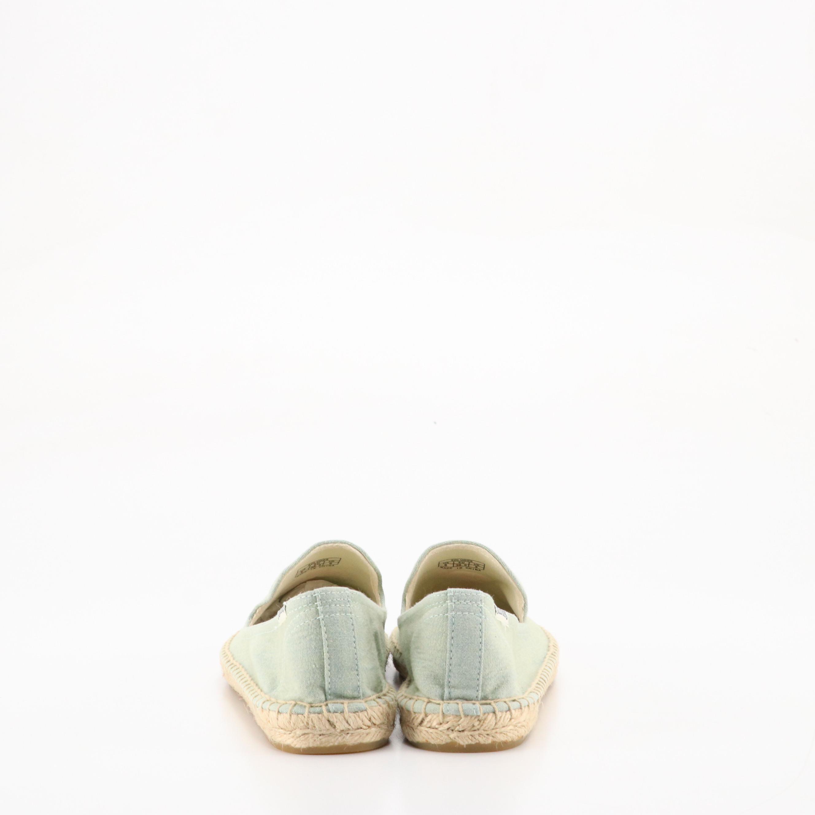 Soludos Blue and Pink Flamingo Espadrilles & Matt Bernson Sunshine Slide Sandals