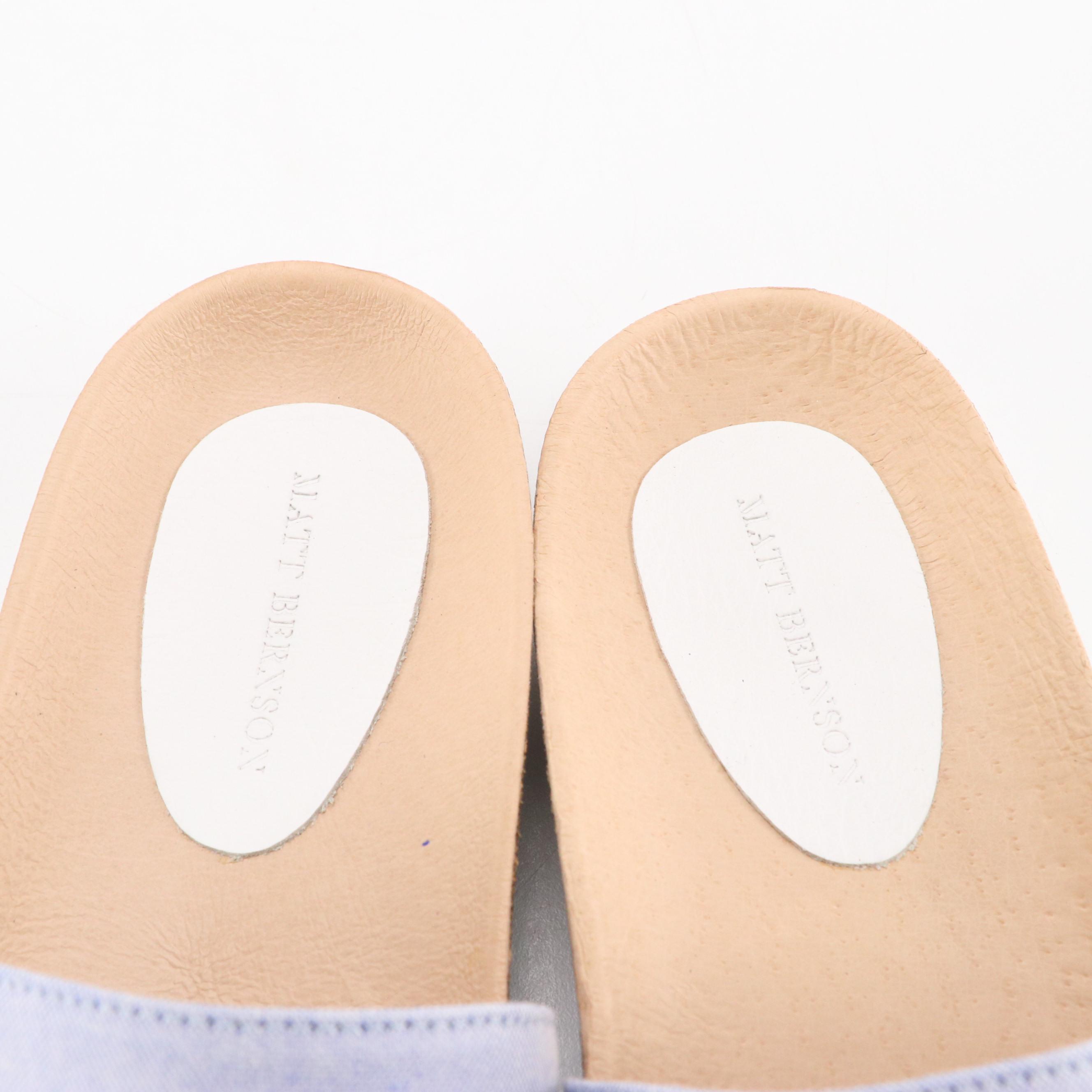 Soludos Blue and Pink Flamingo Espadrilles & Matt Bernson Sunshine Slide Sandals