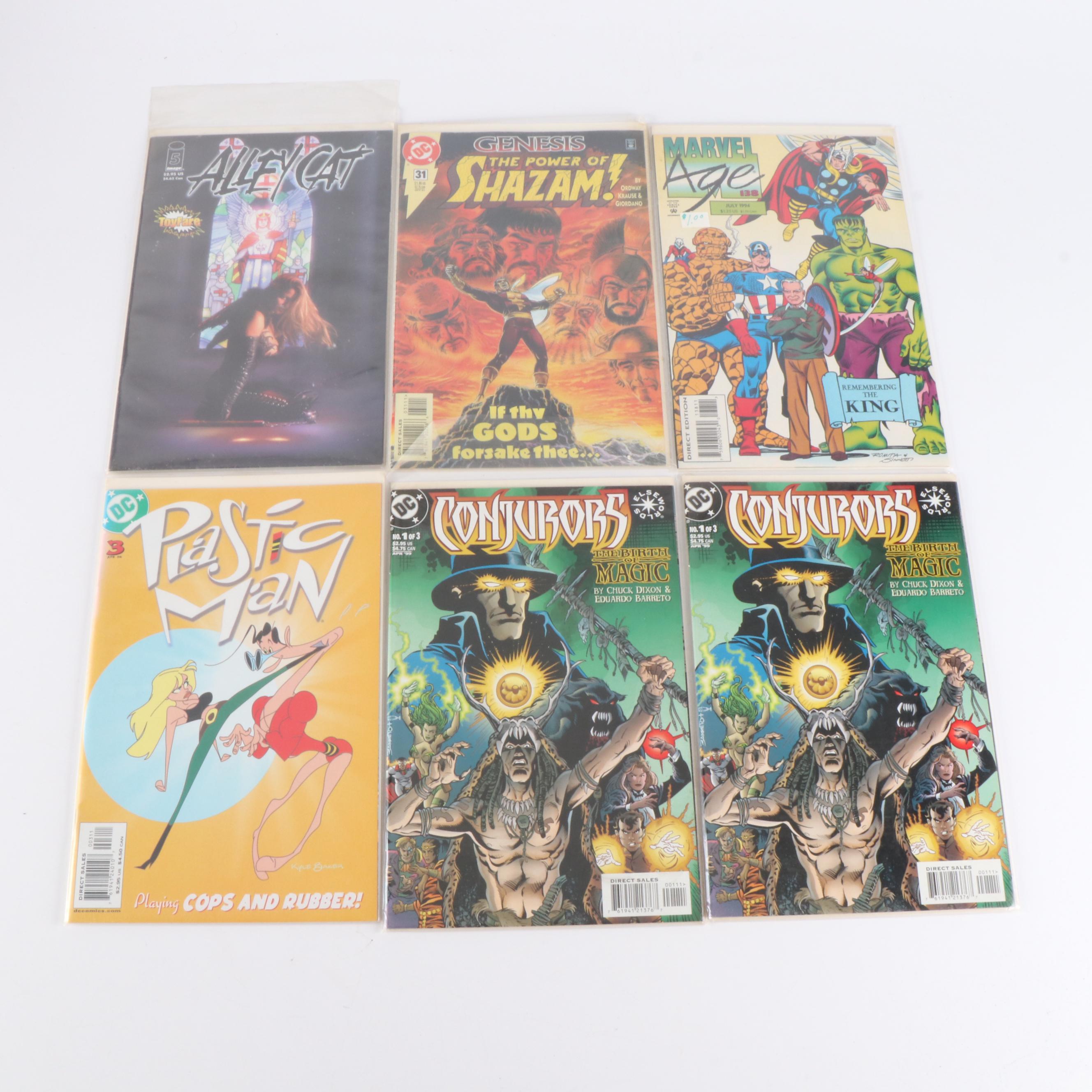 Modern Age Comic Books Featuring "Shazam!", "Robin", and More