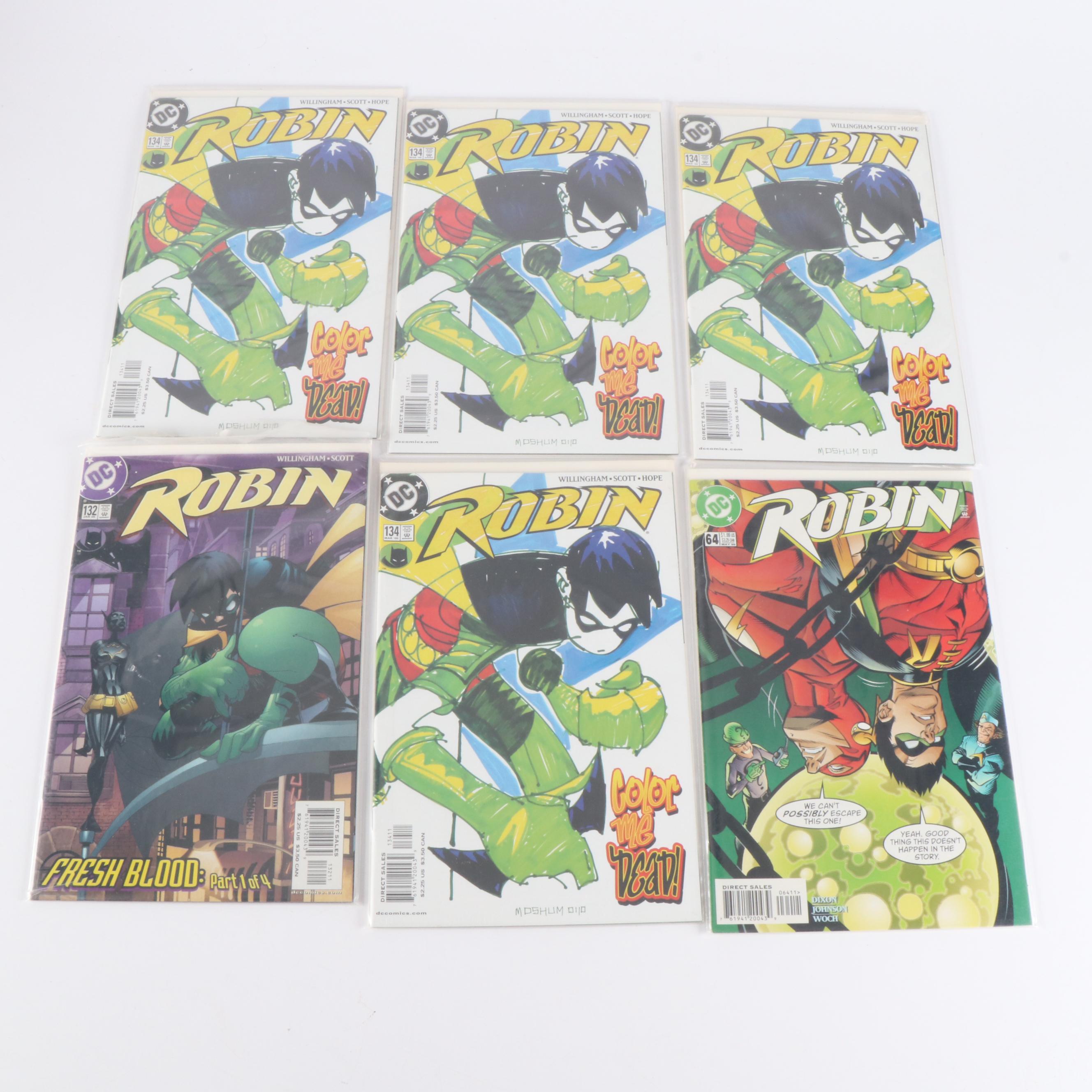 Modern Age Comic Books Featuring "Shazam!", "Robin", and More