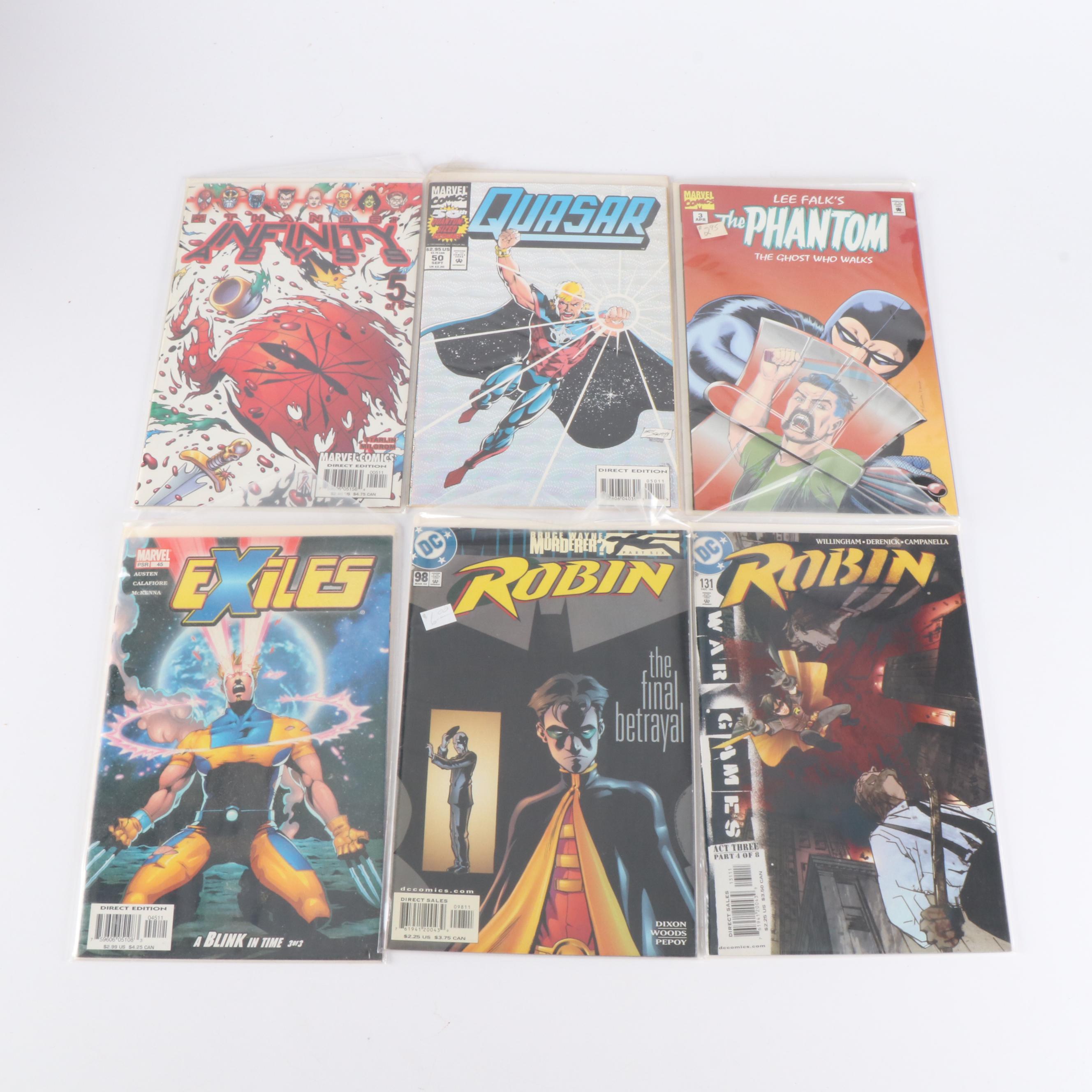 Modern Age Comic Books Featuring "Shazam!", "Robin", and More