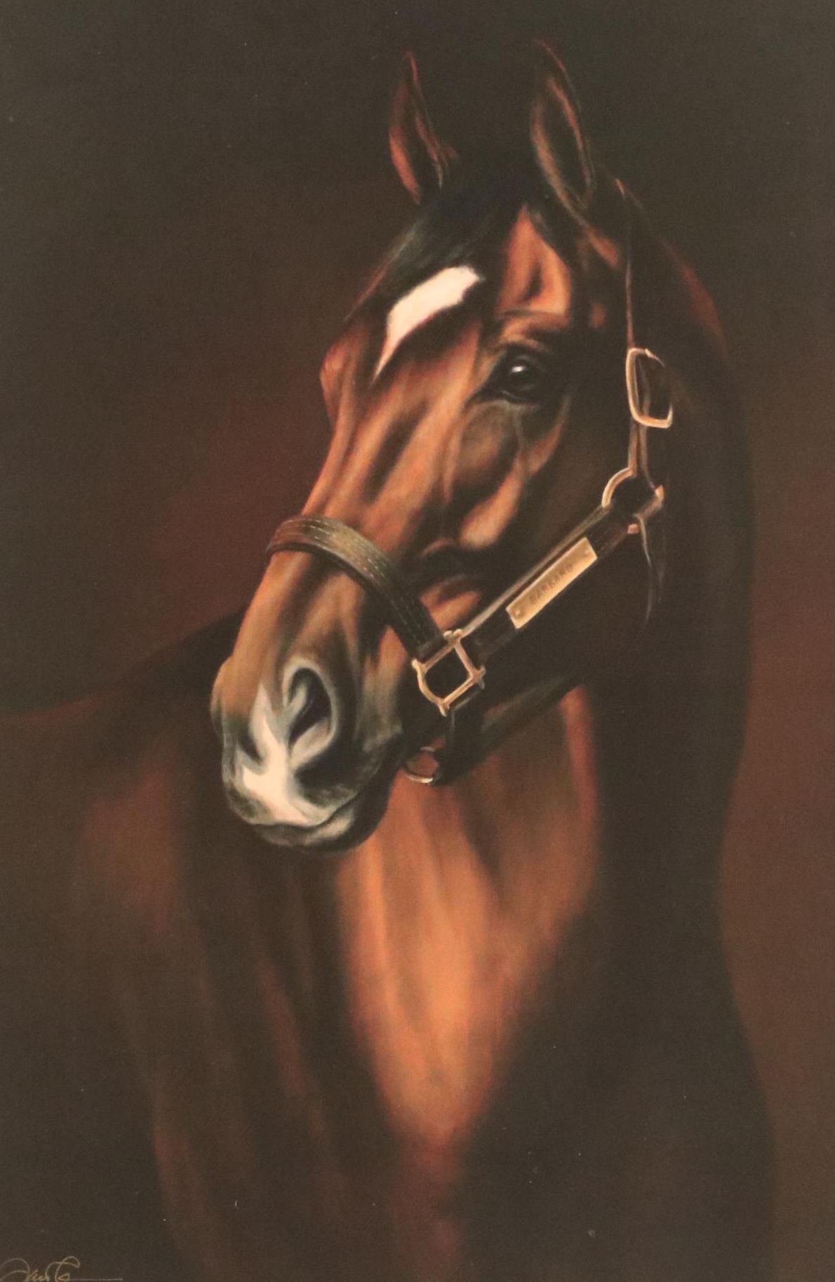 Jamie Corum Offset Lithograph "Barbaro"