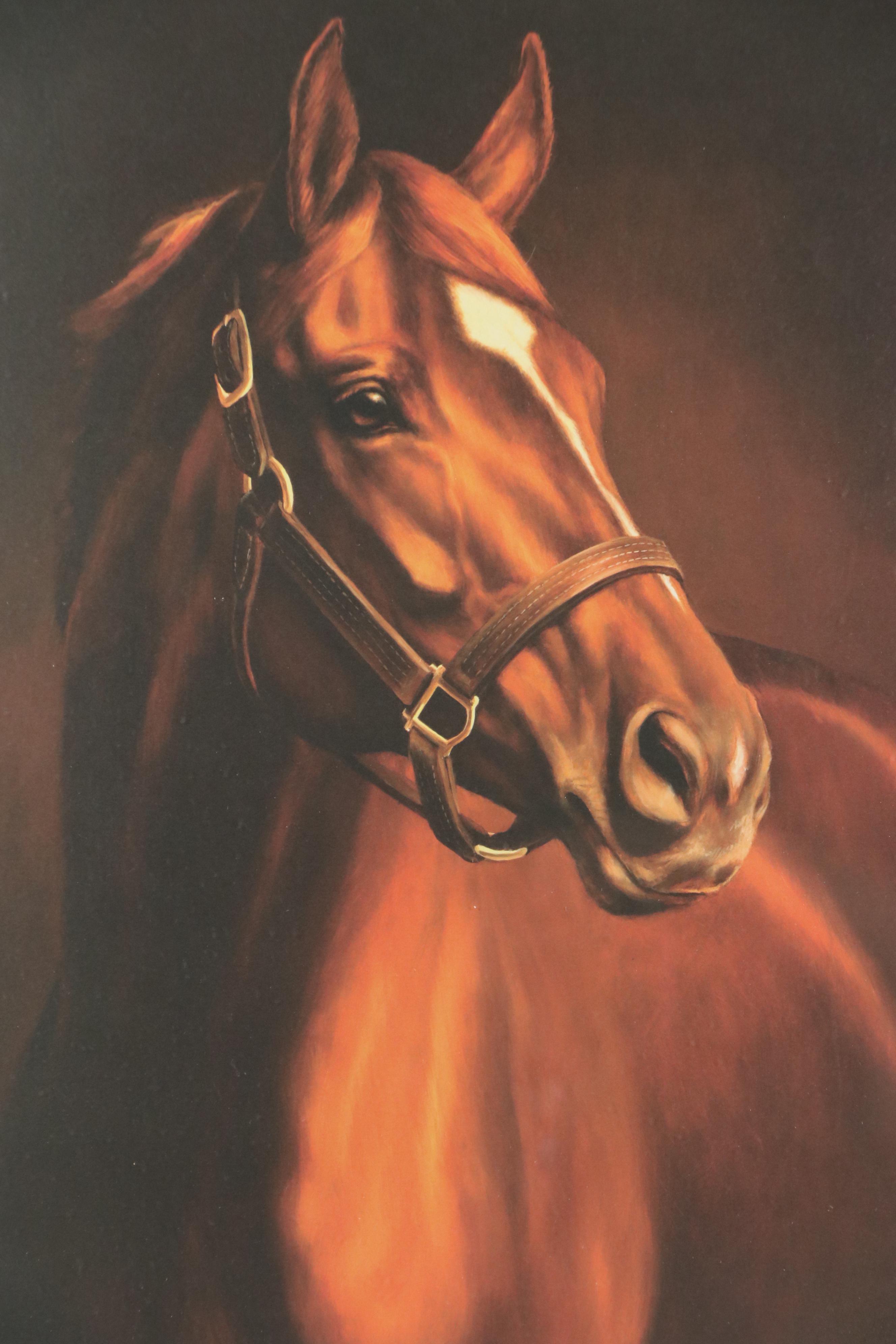 Jamie Corum Offset Lithograph "Secretariat"