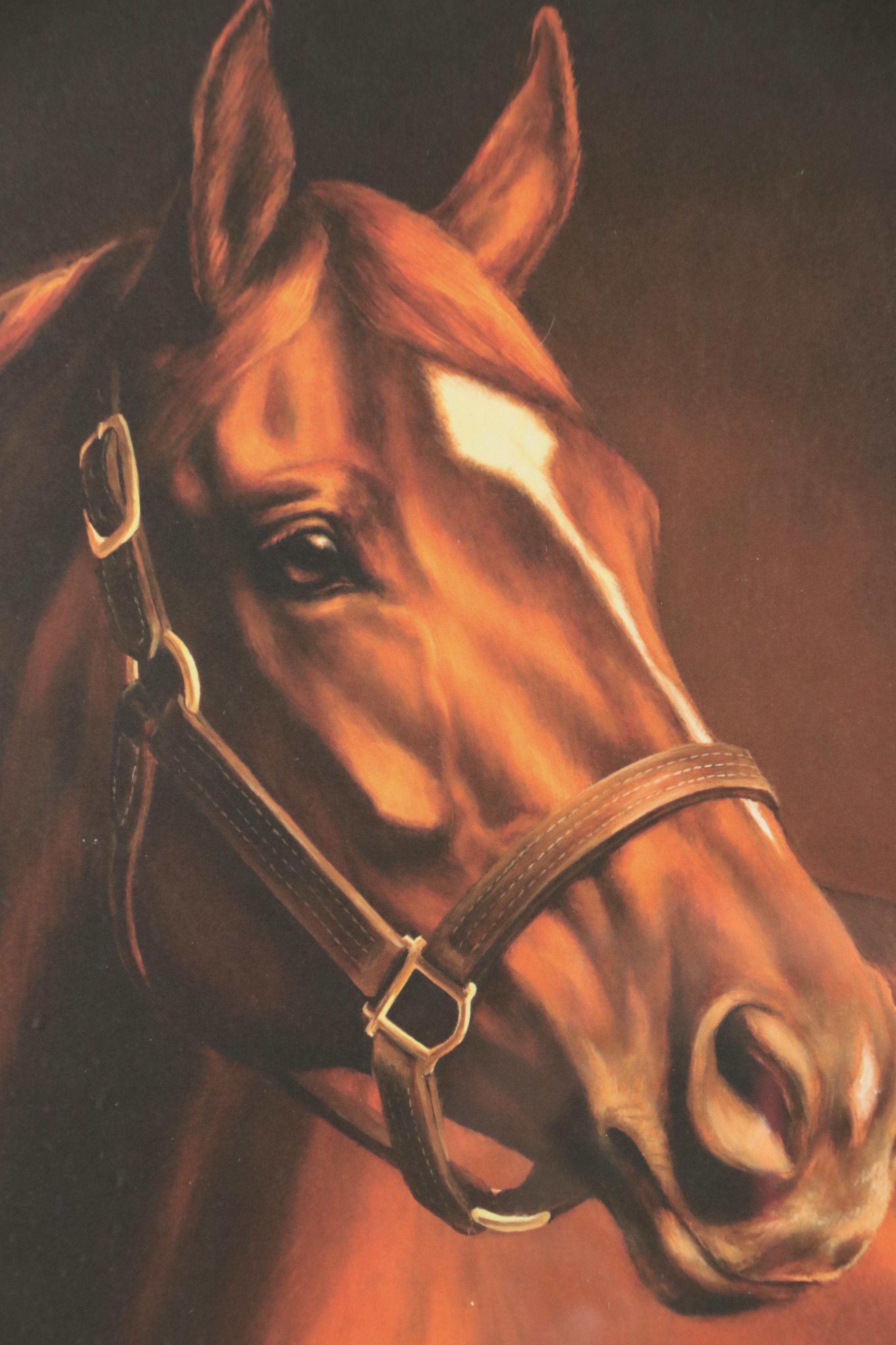 Jamie Corum Offset Lithograph "Secretariat"