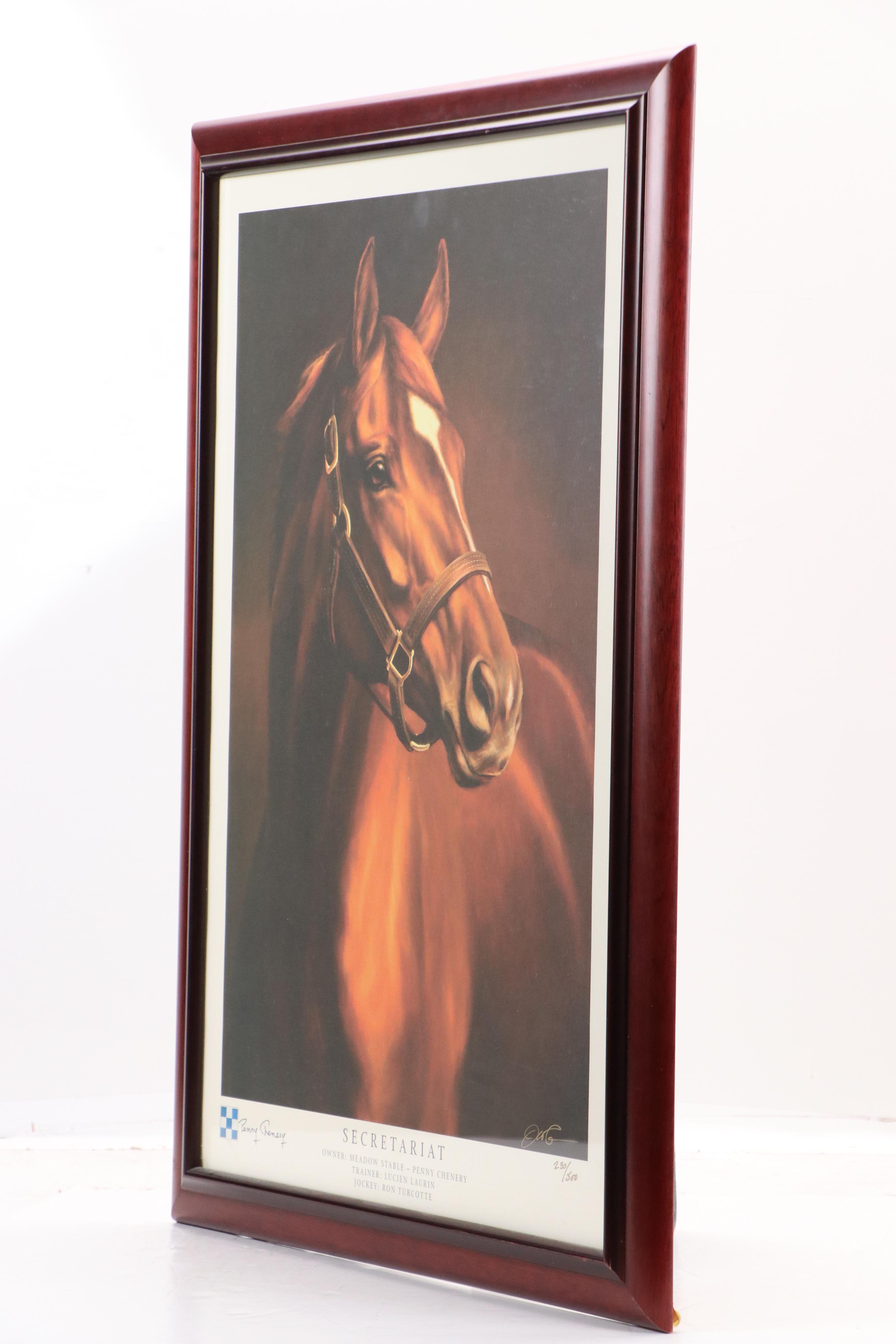 Jamie Corum Offset Lithograph "Secretariat"