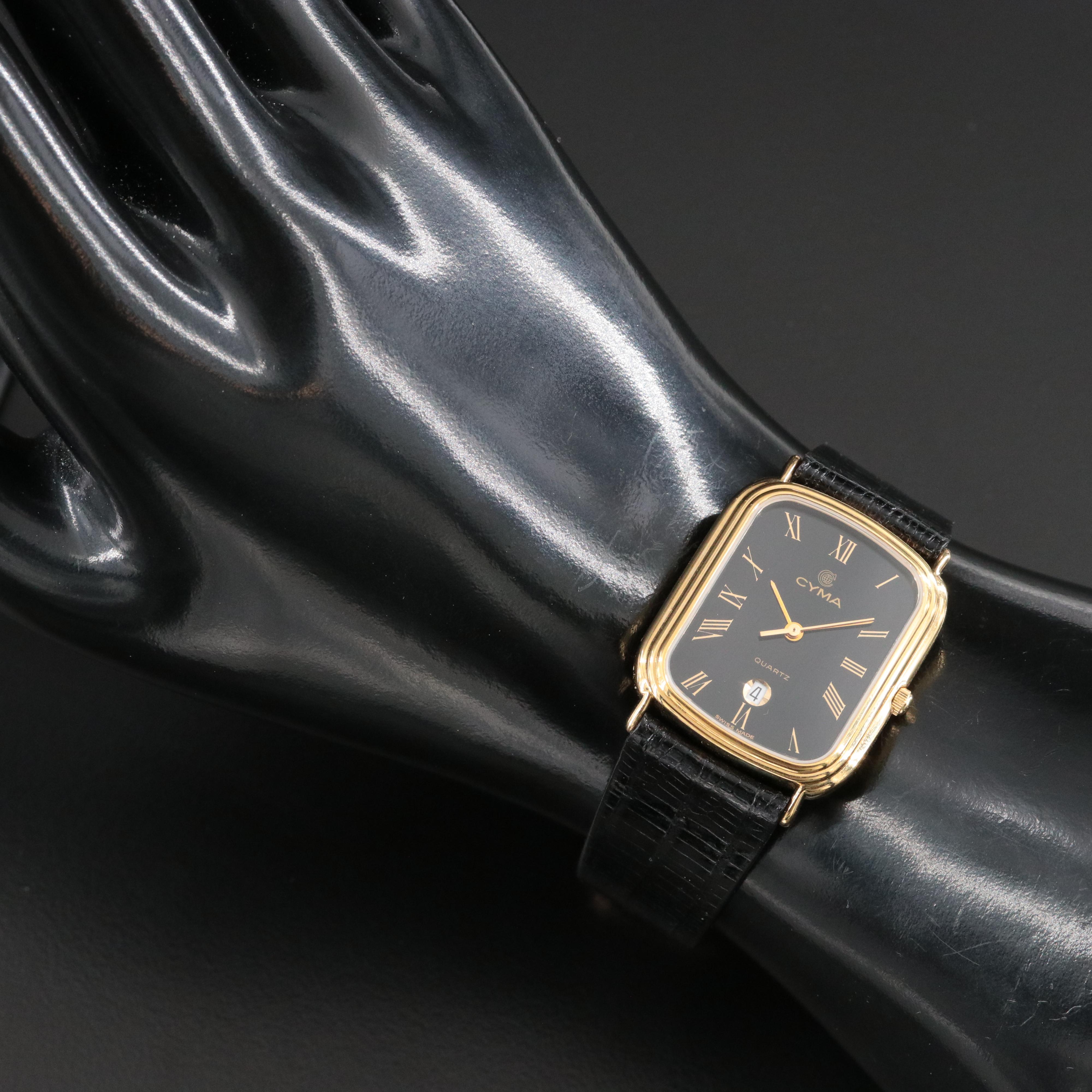 CYMA Swiss Made Quartz Date Watch