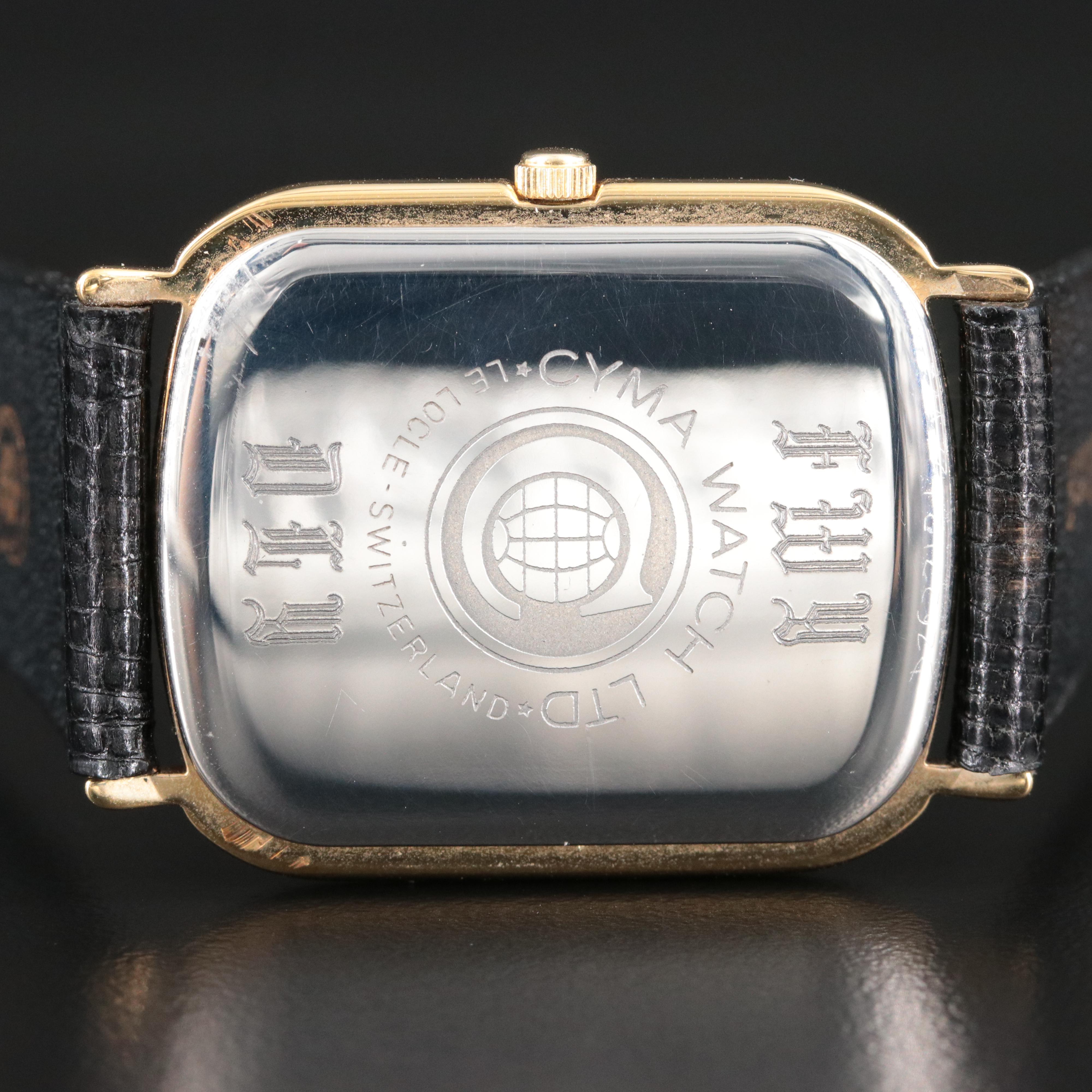 CYMA Swiss Made Quartz Date Watch