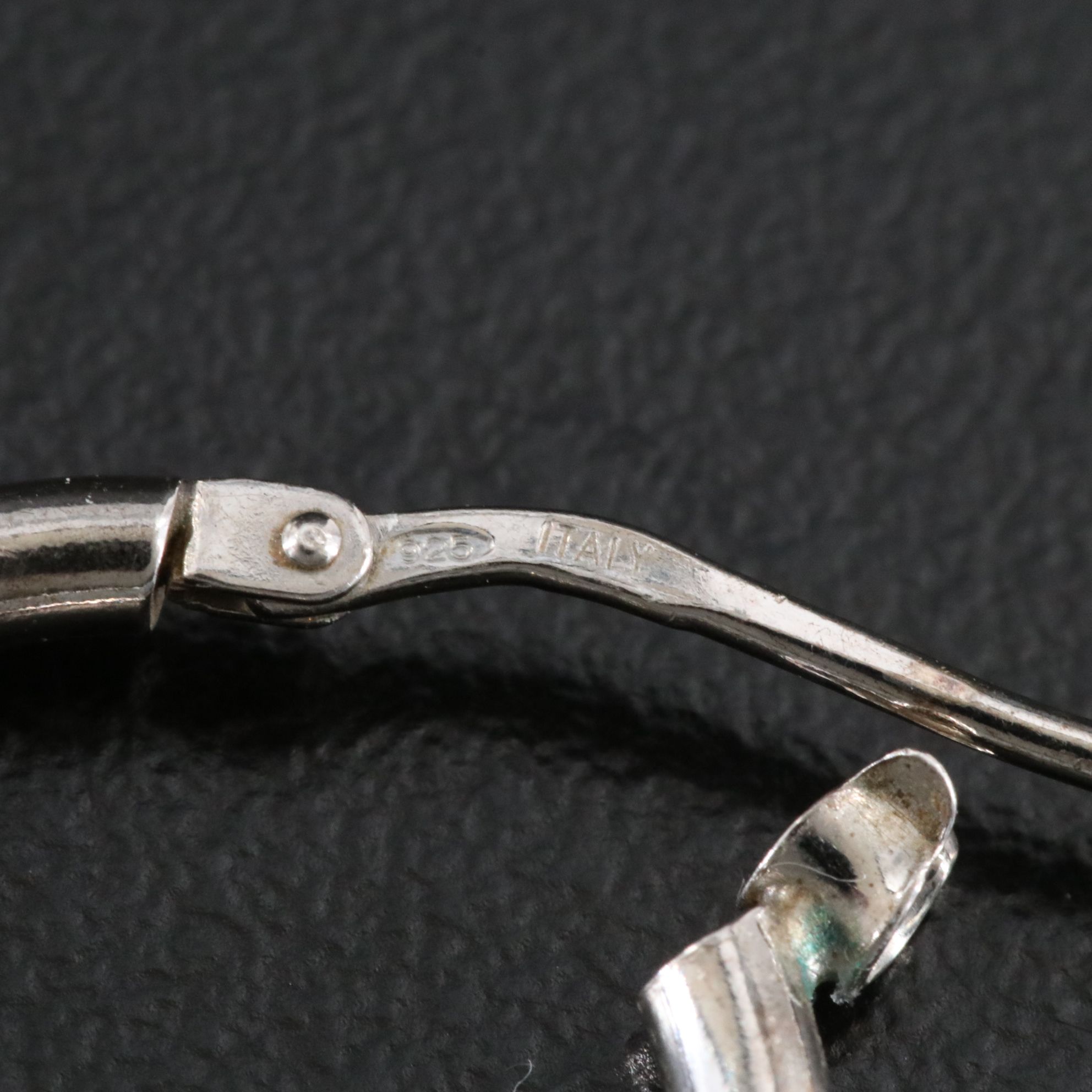 Sterling Oval Hoop Earrings