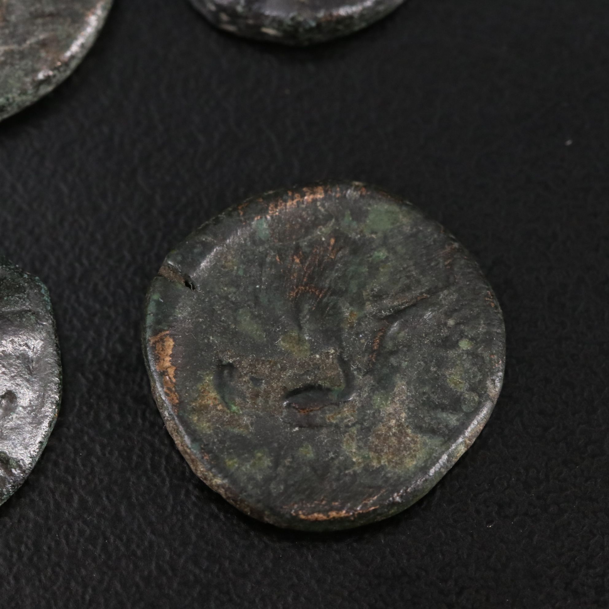 Four Ancient Bronze Coins from Ancient Greece, Thessaly, ca. 350 to 150 B.C.