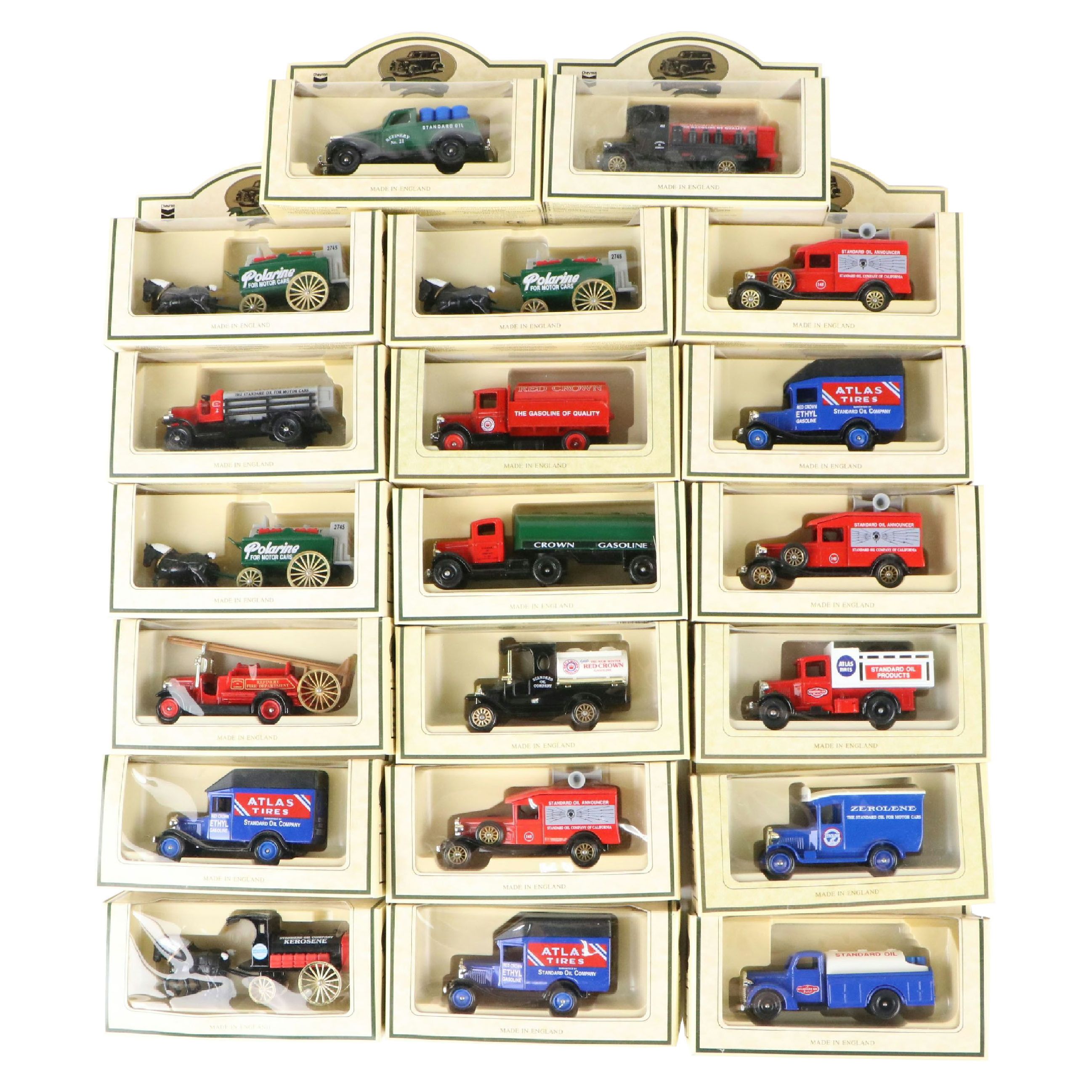 Chevron Lledo "Days Gone" English Commemorative Model Diecast Vehicles, 1990s