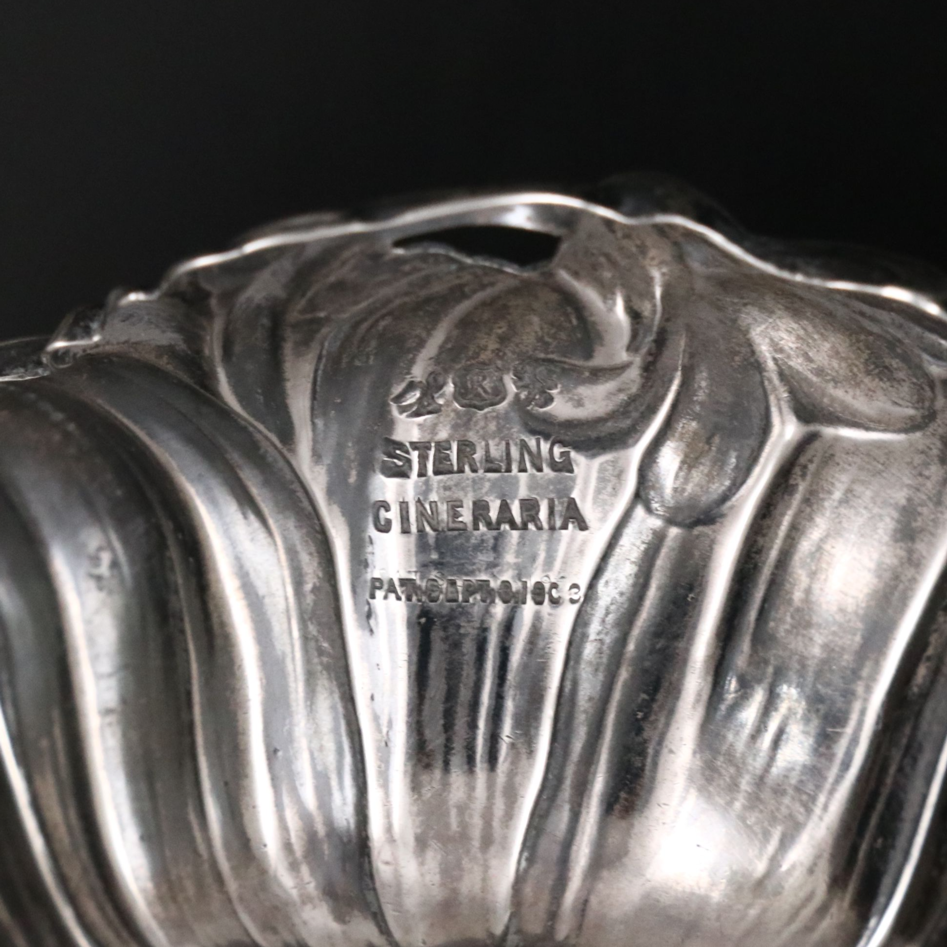 Reed & Barton "Cineraria" Sterling Dish with Snuff Bottle and Other Décor