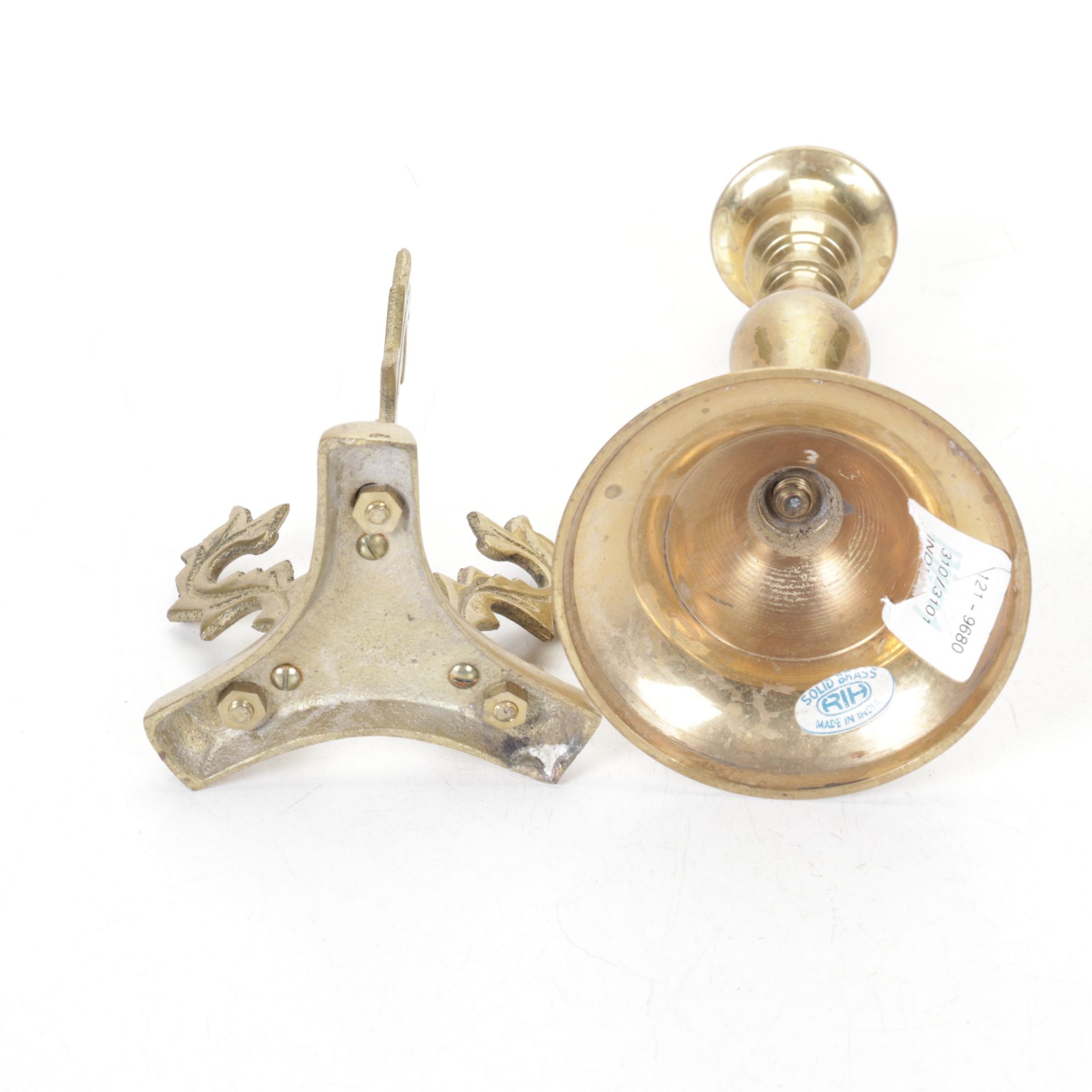 Ethan Allen "Stag" Rustic Candle Lantern, Brass Candlesticks, Heart Box & More