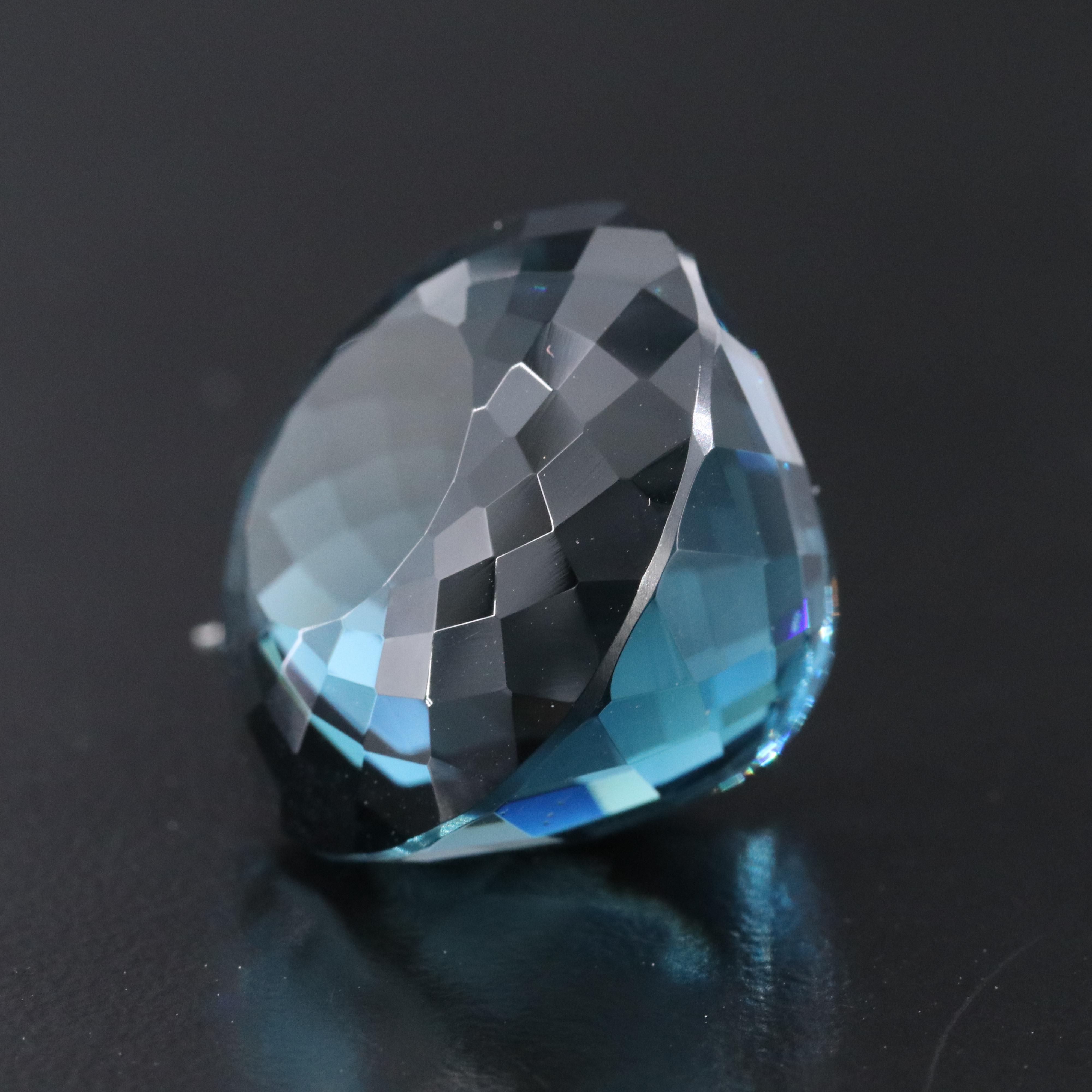 Loose 63.83 CT London Blue Topaz