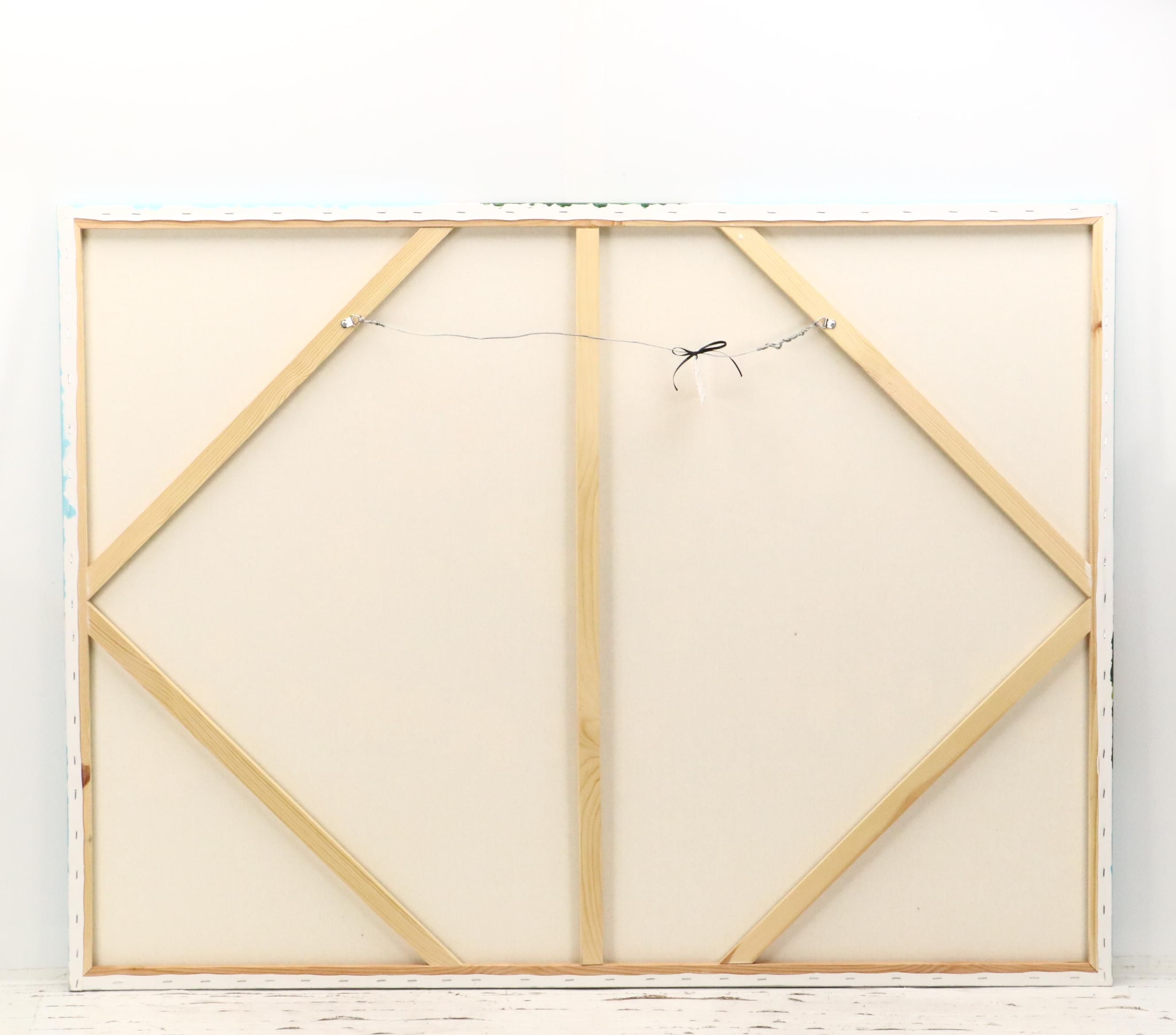 Lynn Elzey Acrylic Painting "Too Much Fertilizer"