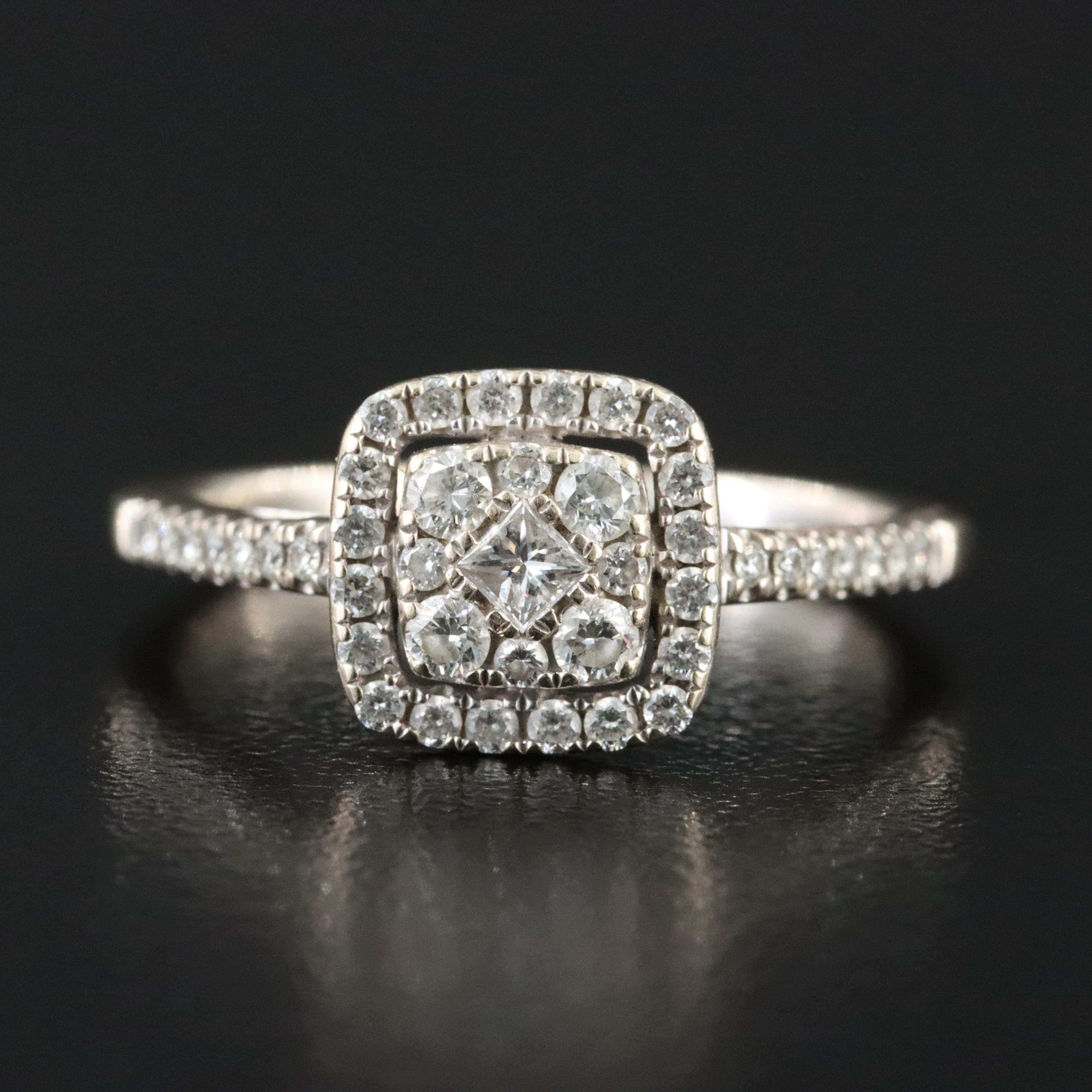 14K 0.50 CTW Diamond Ring