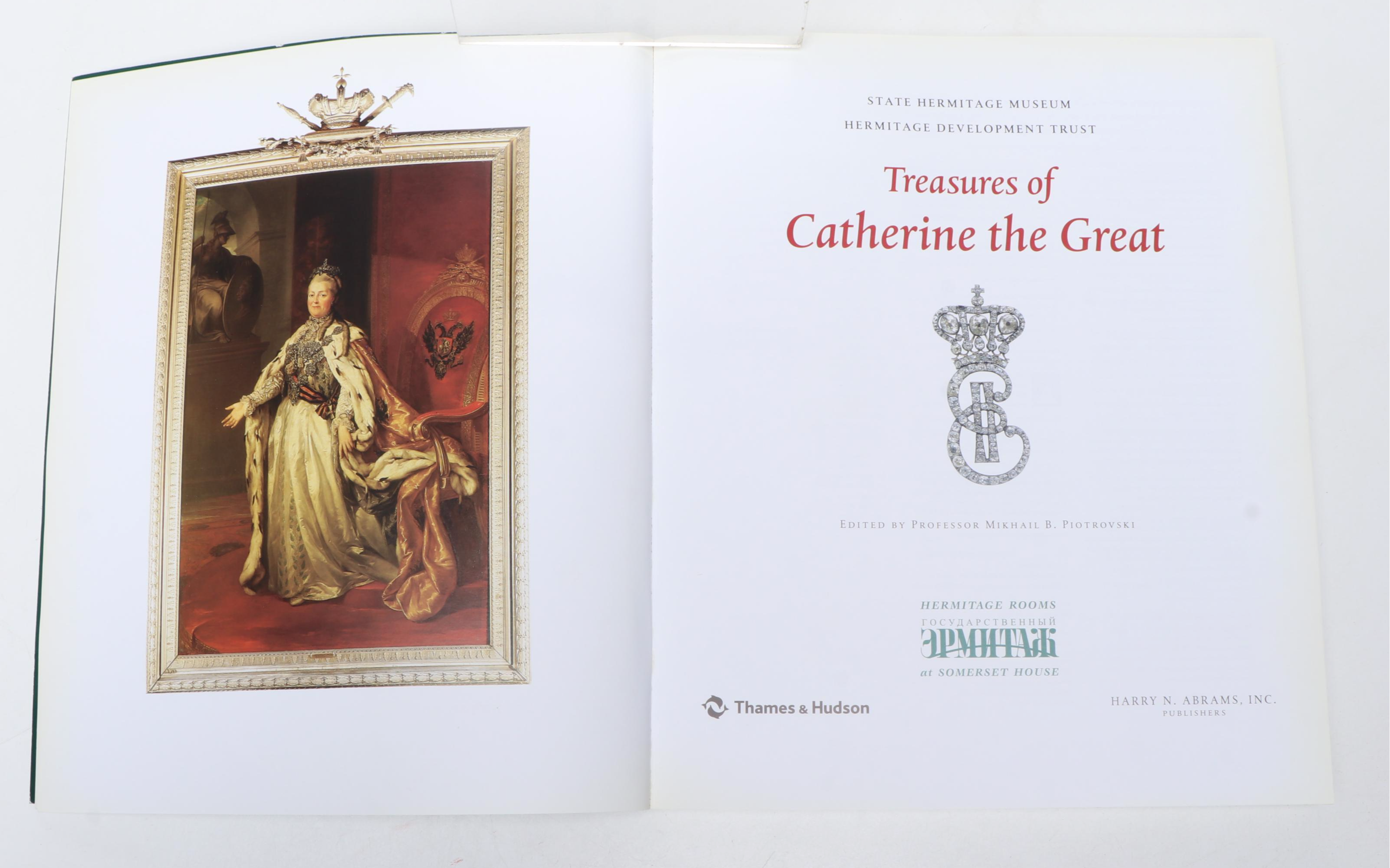 "The Treasures of Catherine the Great" with "A Taste for Splendor"