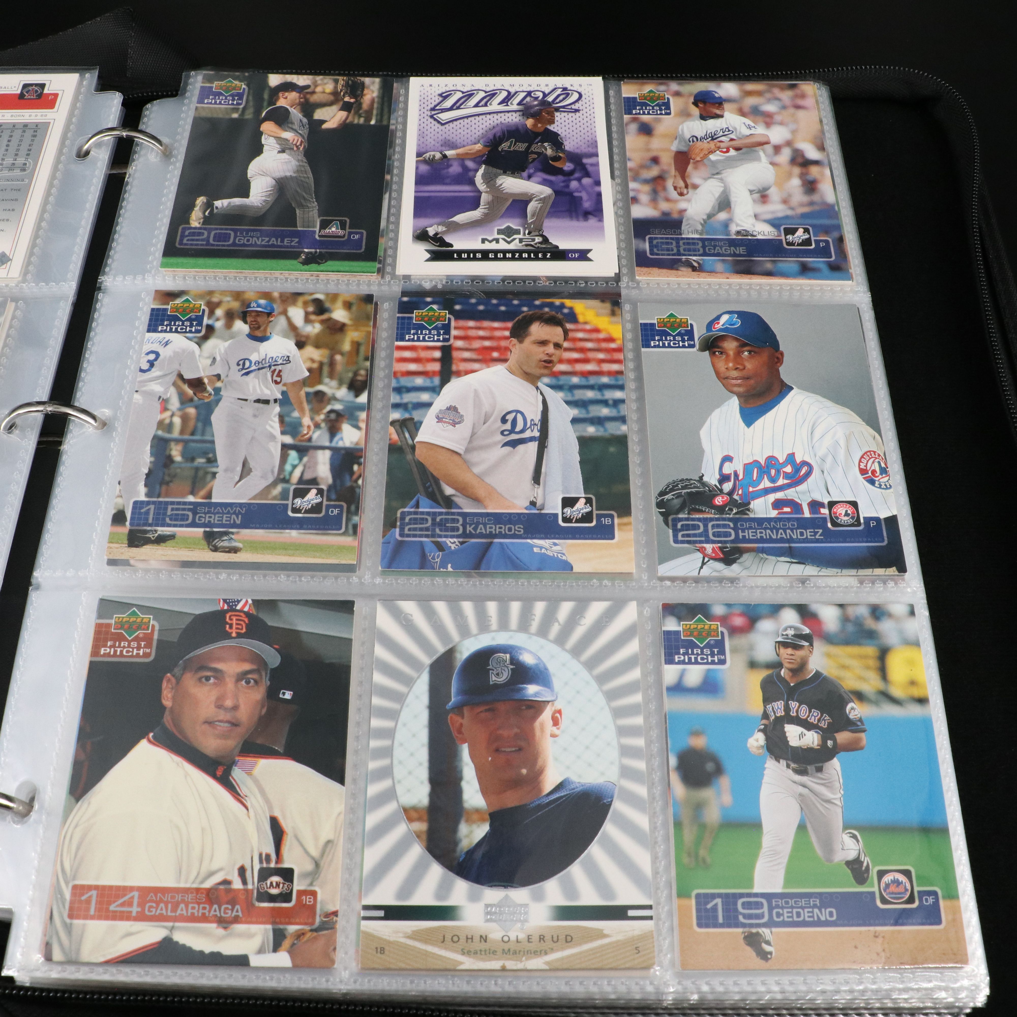 Two Albums Mint Condition Baseball, Football and Basketball Cards, 1980s-2000s