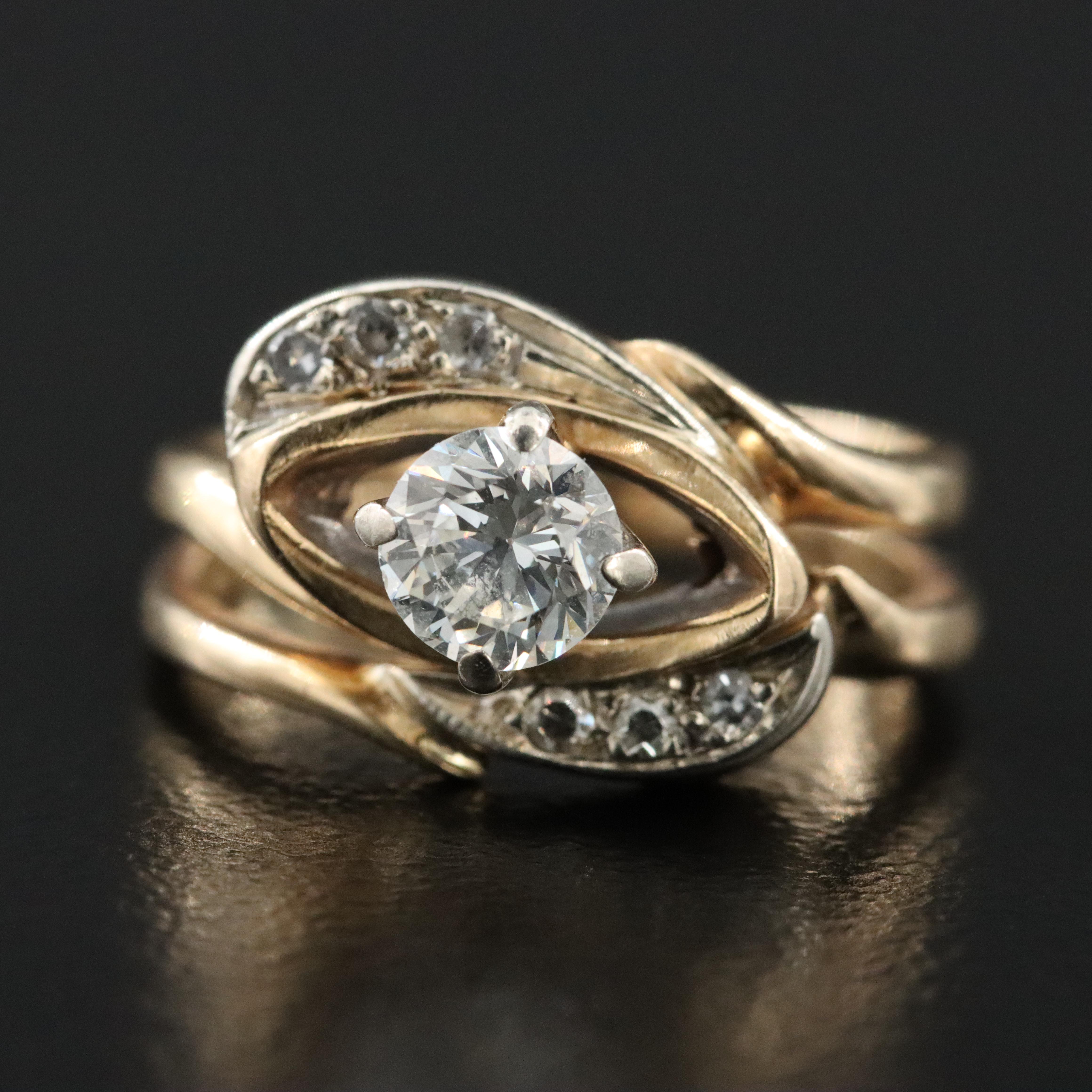 14K 0.43 CTW Diamond Ring