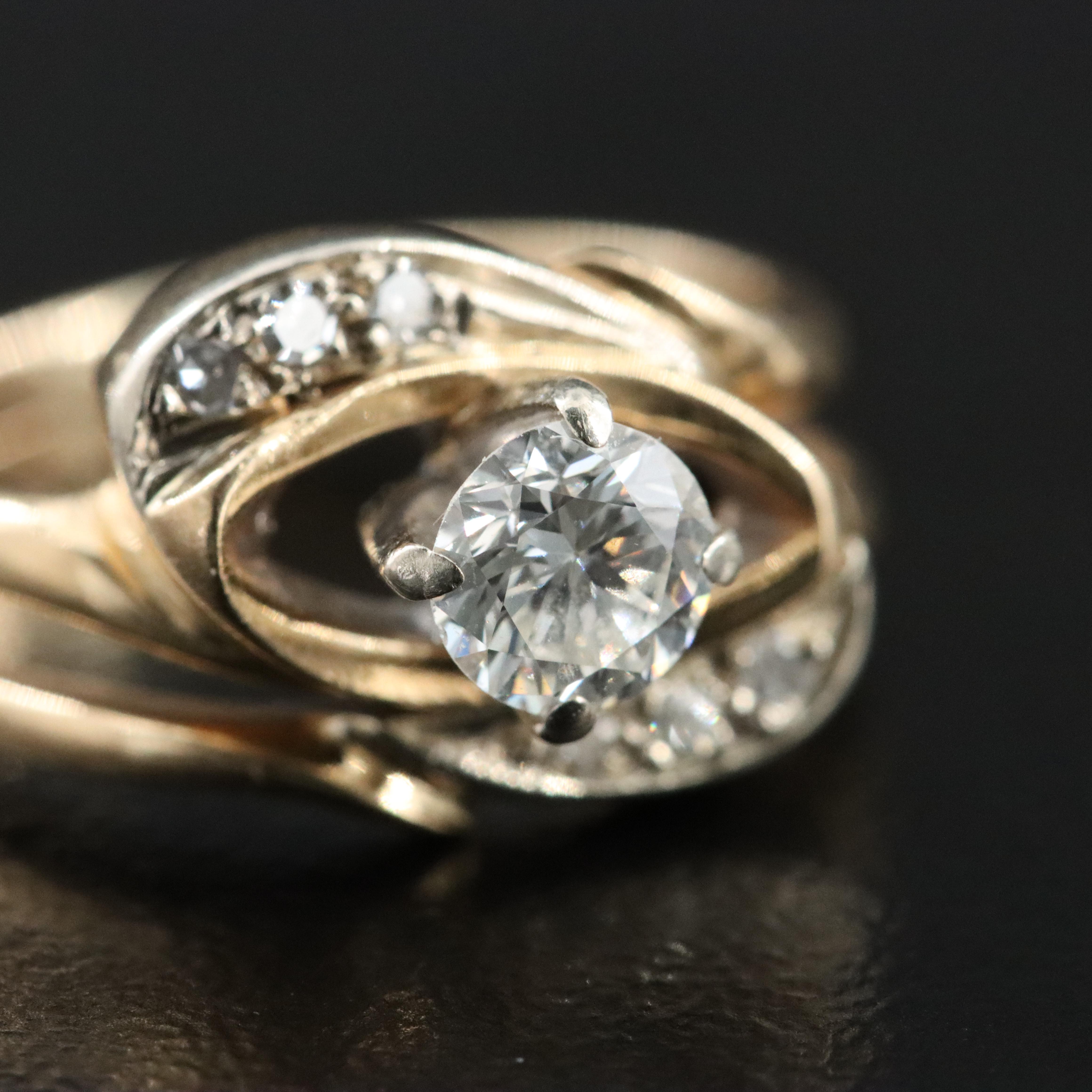 14K 0.43 CTW Diamond Ring