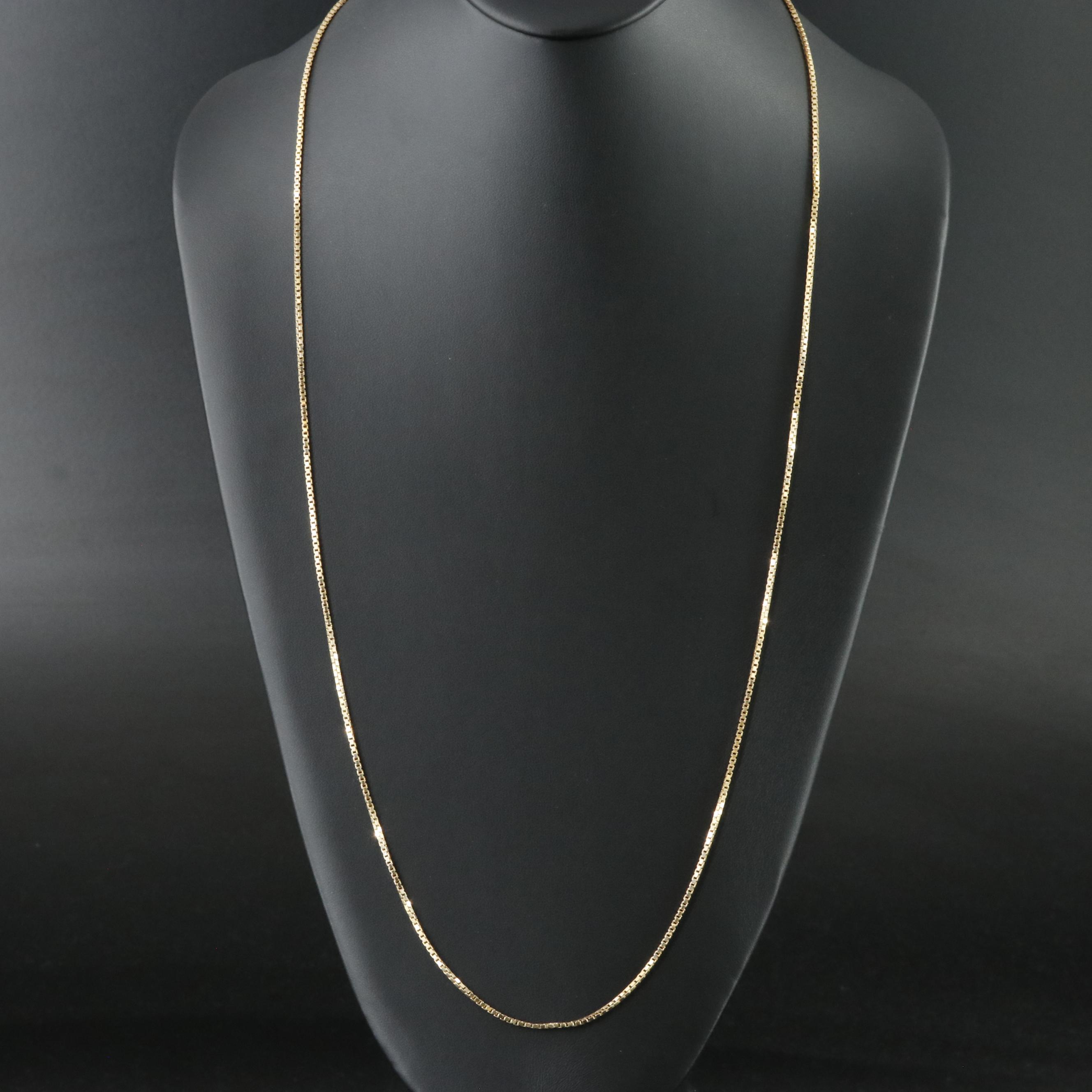 14K Box Chain Necklace