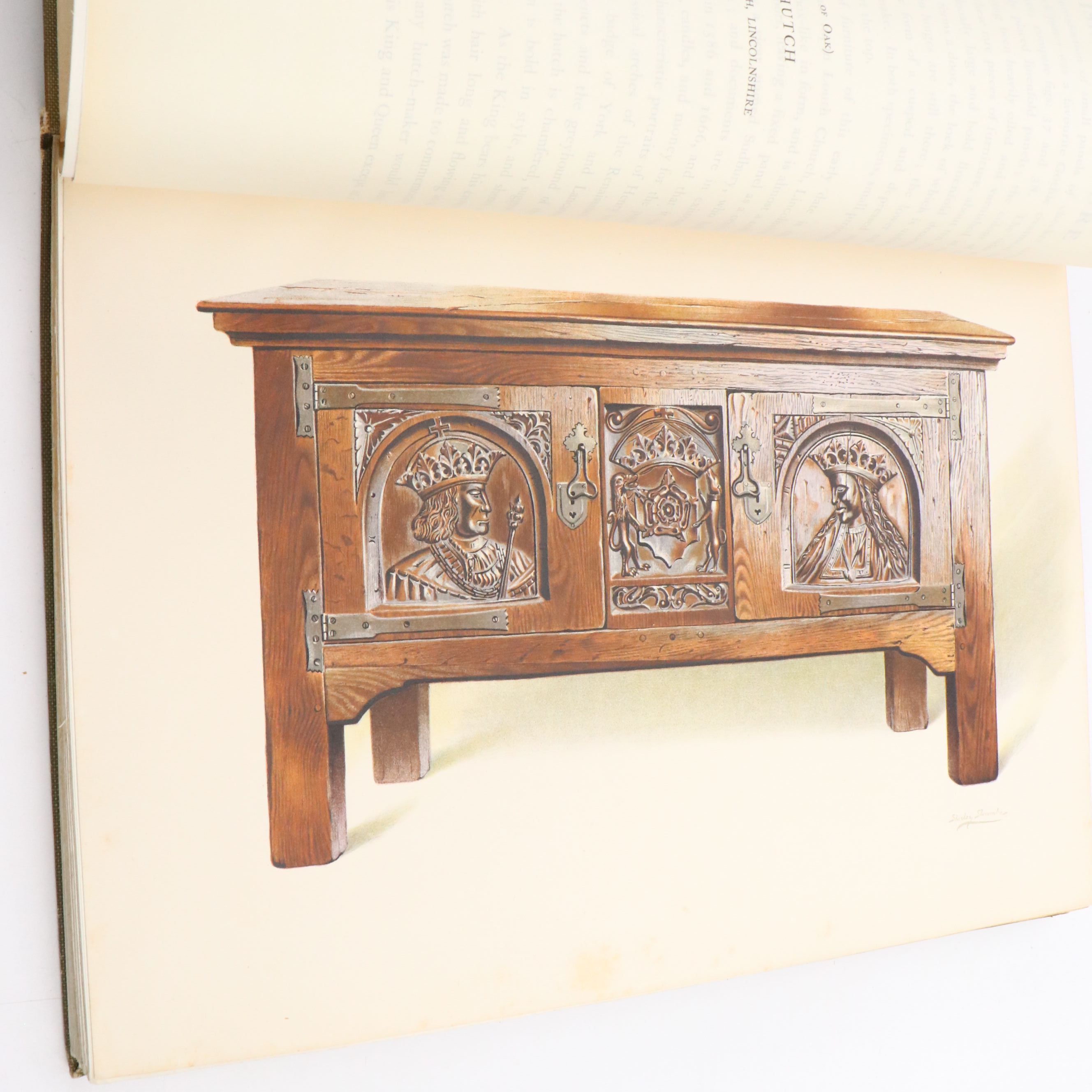Illustrated "A History of English Furniture" Four-Volume Set by Percy Macquoid