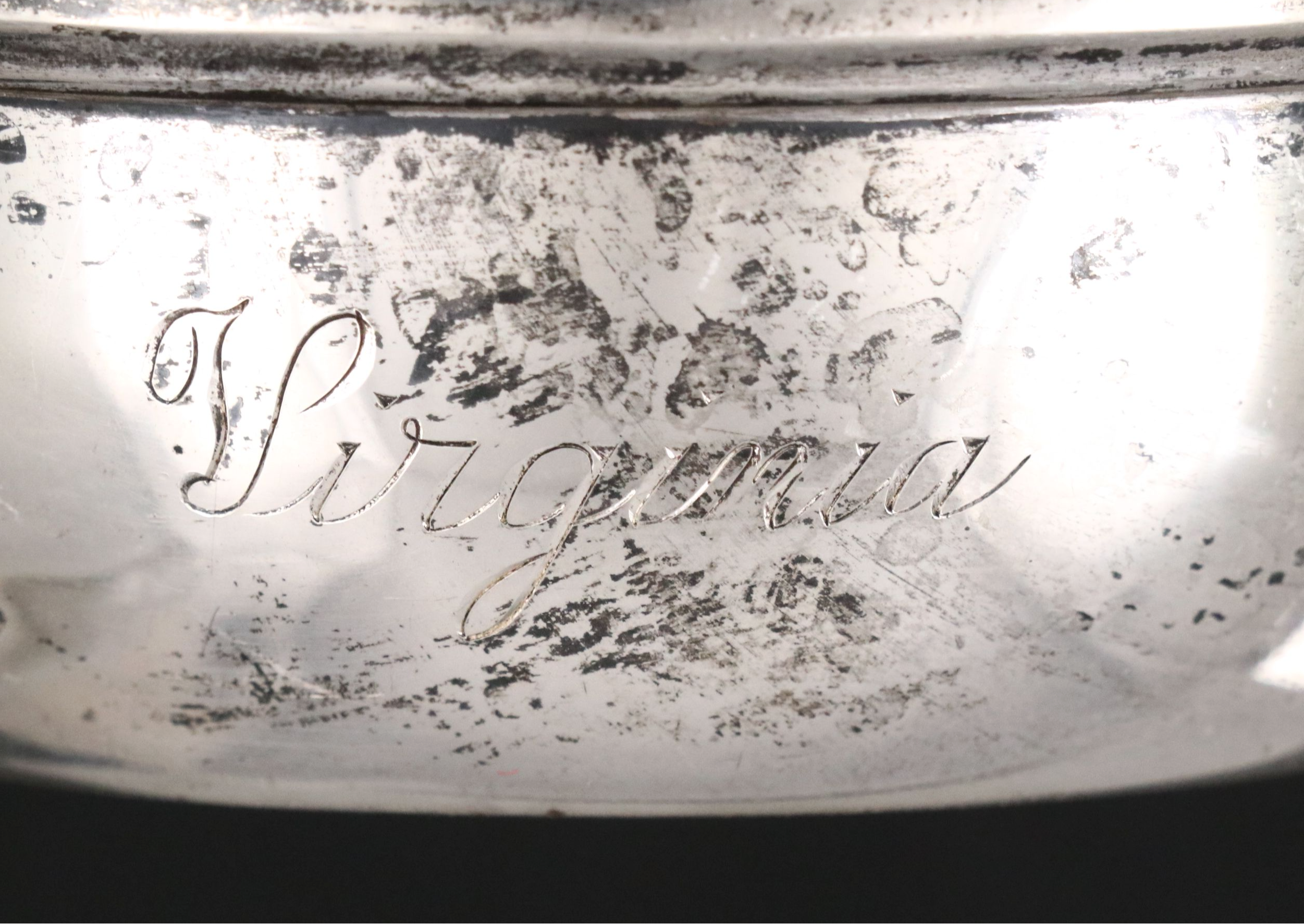 Stieff Sterling Porringer with Empire Weighted Sterling Candle Holders