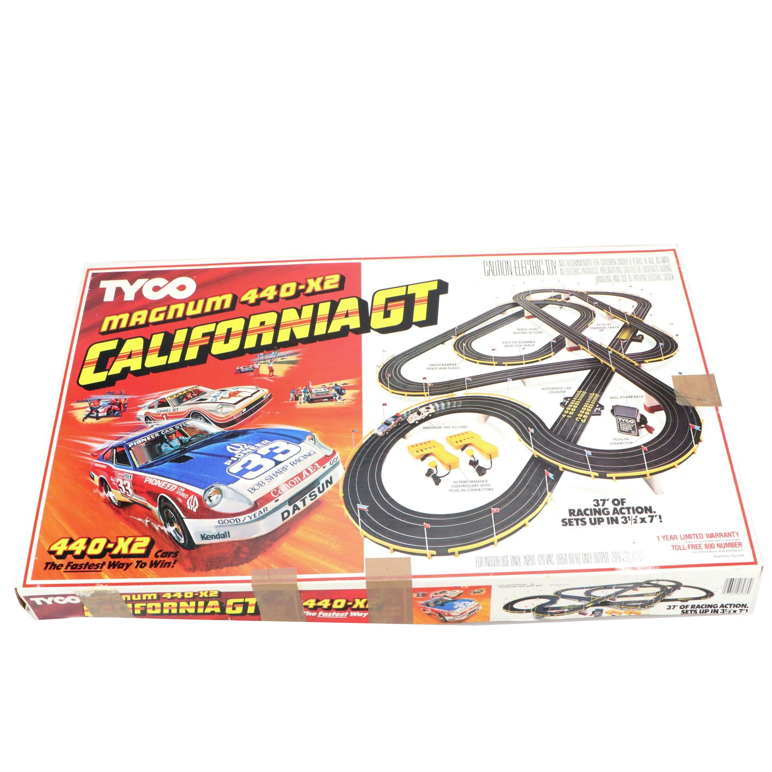 Tyco Magnum 440-X2 California GT Toy Race Track, 1980s